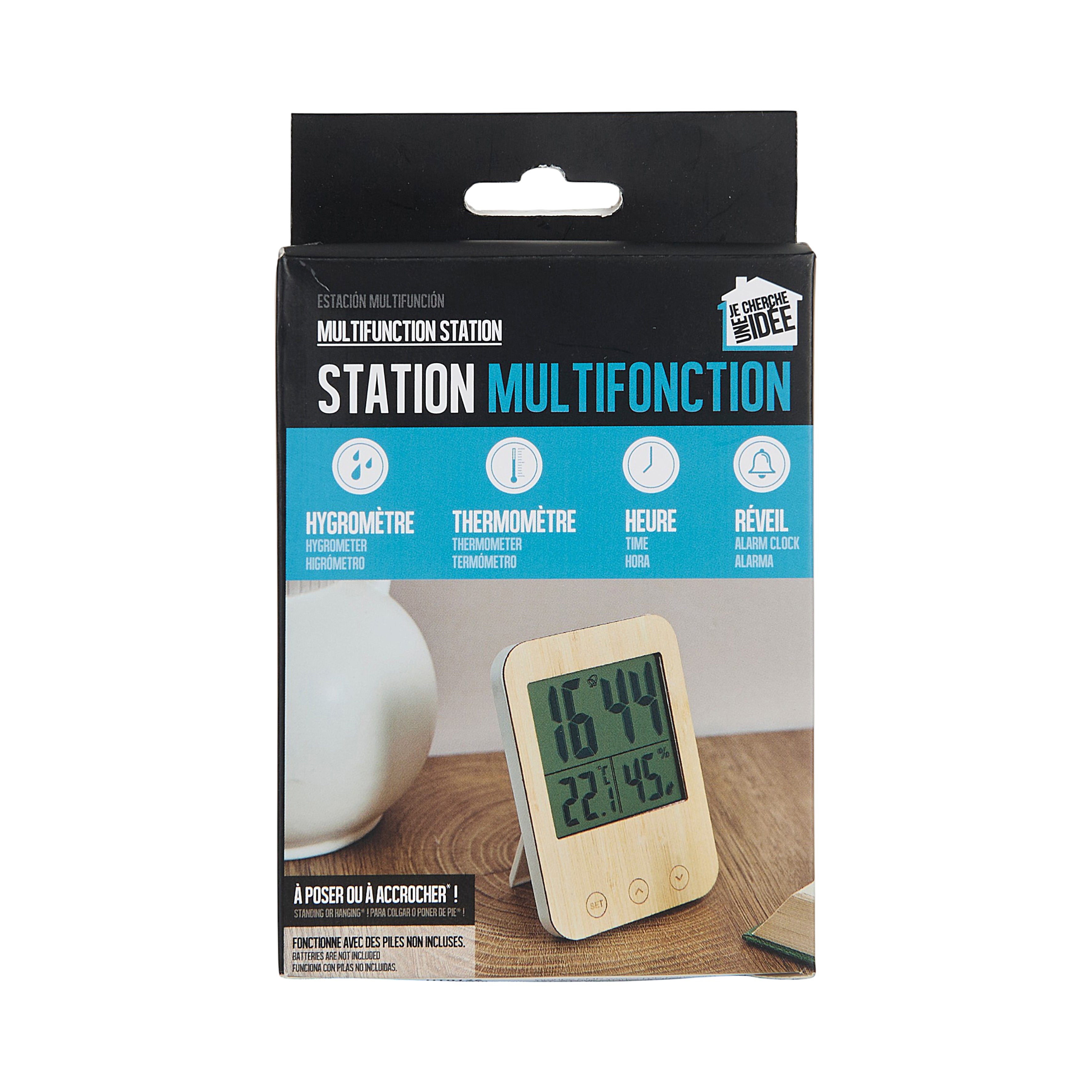 REVEIL STATION METEO BOIS