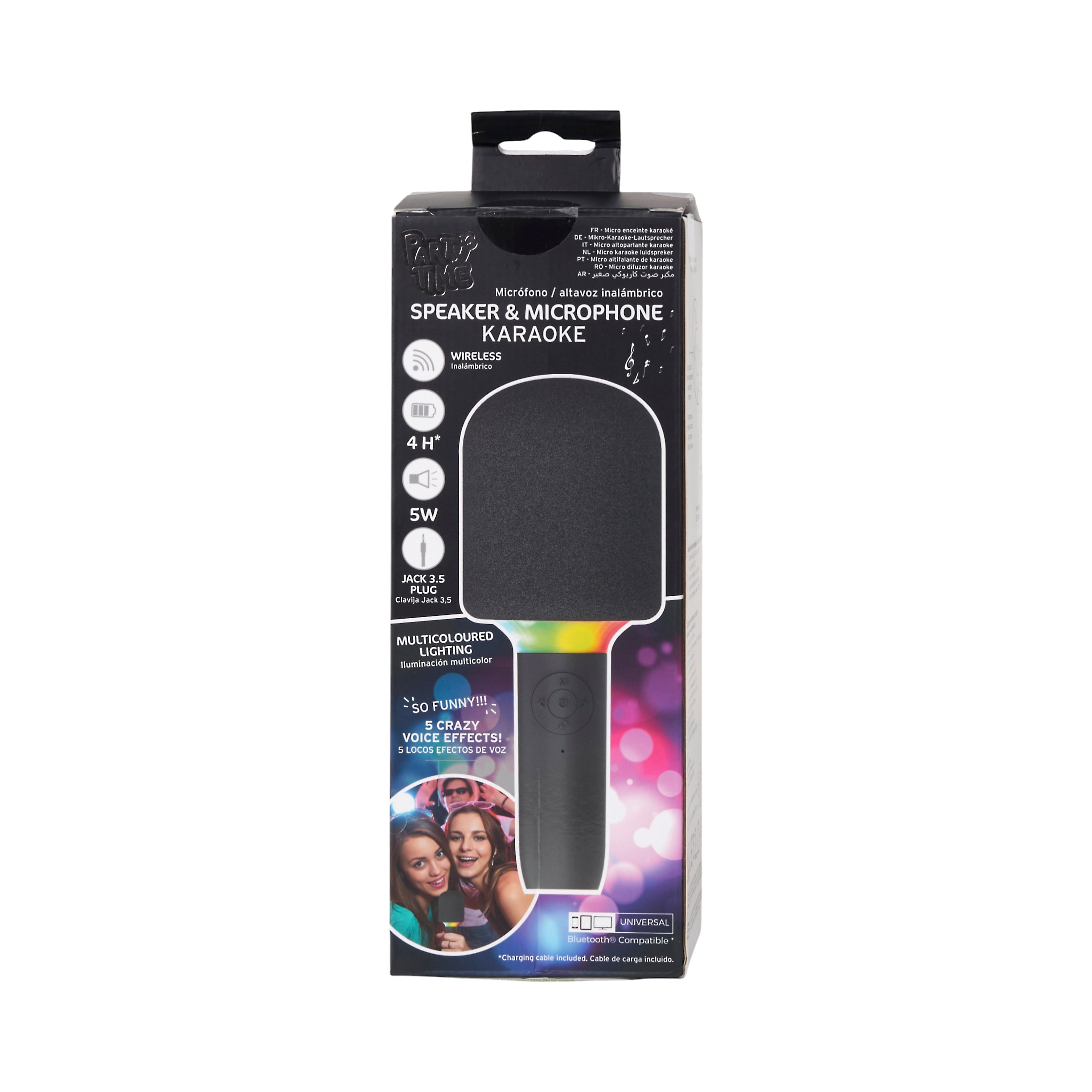 ENCEINTE MICRO KARAOKE LUMINEUX 5W