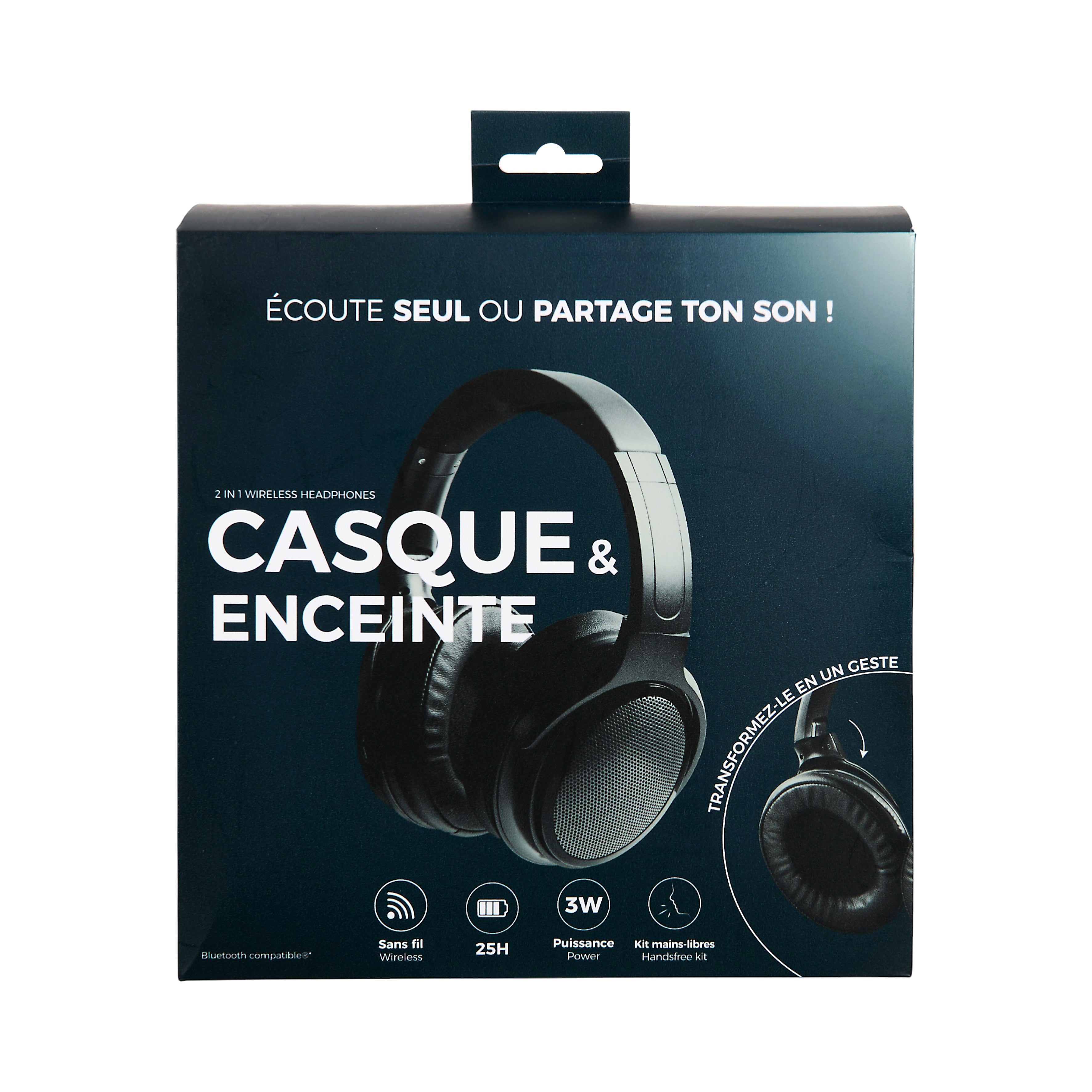 CASQUE ENCEINTE IN AND OUT