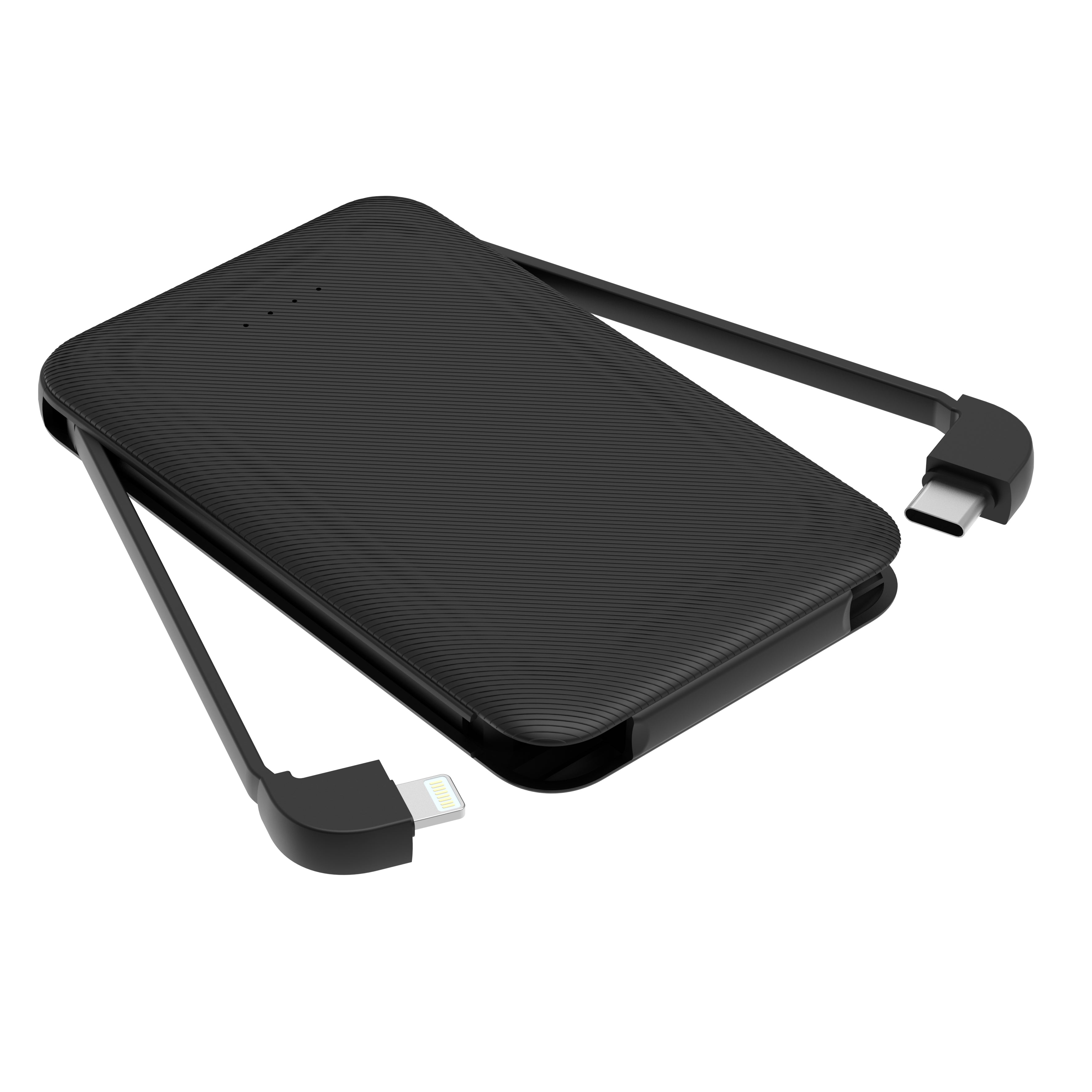 BATTERIE PORTABLE SLIM TYPE C ET LIGHT 5000MAH