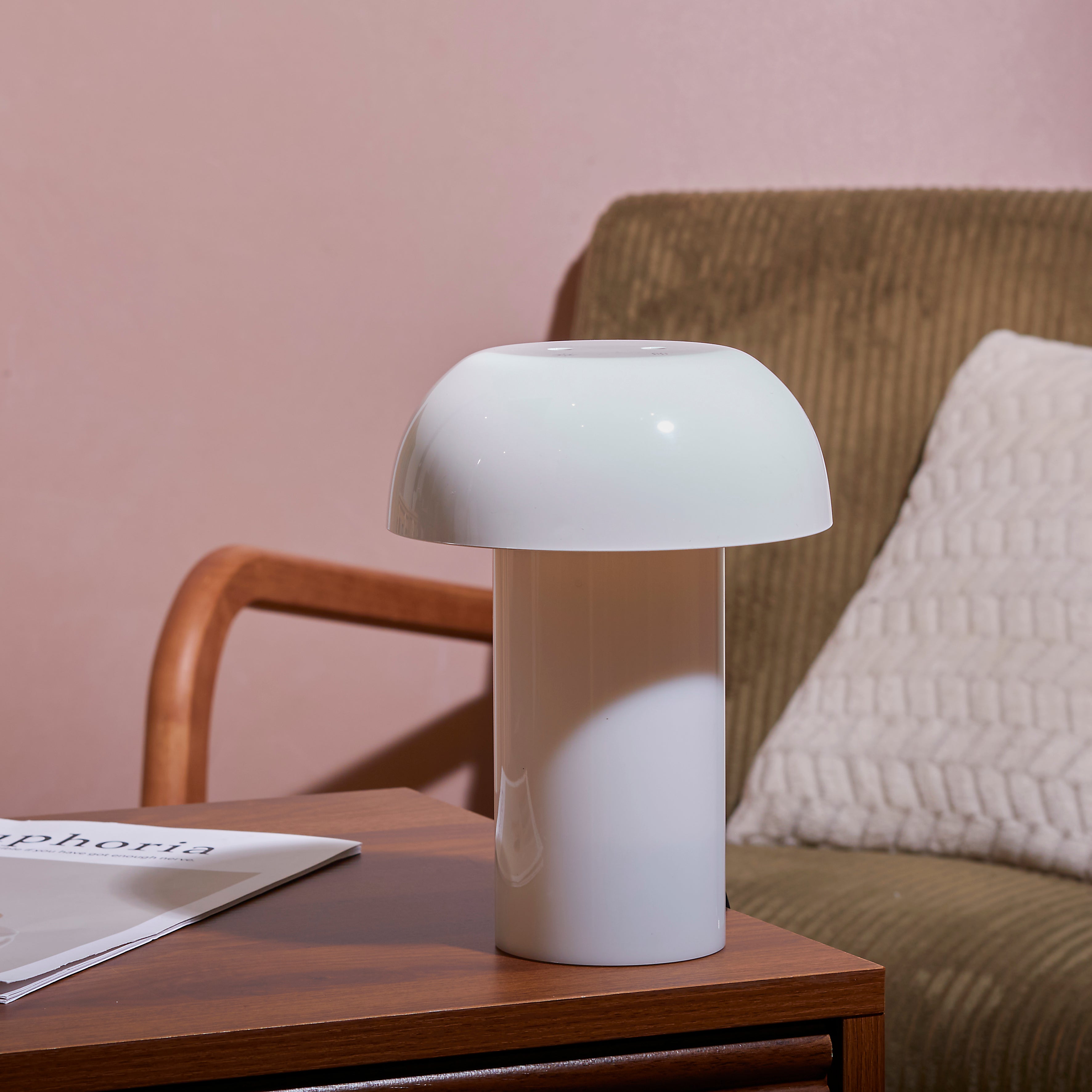 LAMPE ET DIFFUSEUR CHAMPIGNON BLANC