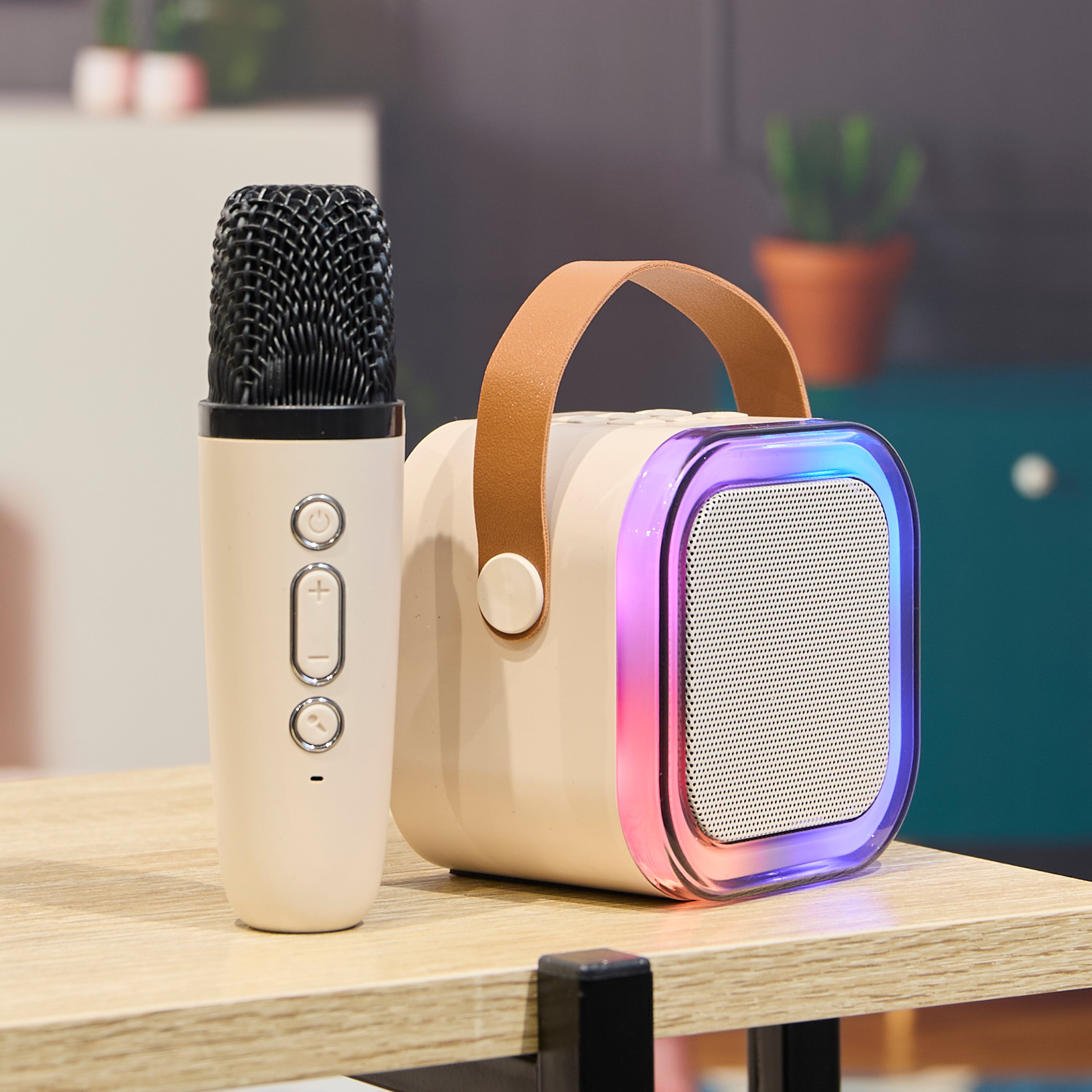ENCEINTE KARAOKE LUMINEUSE ET MICRO X1