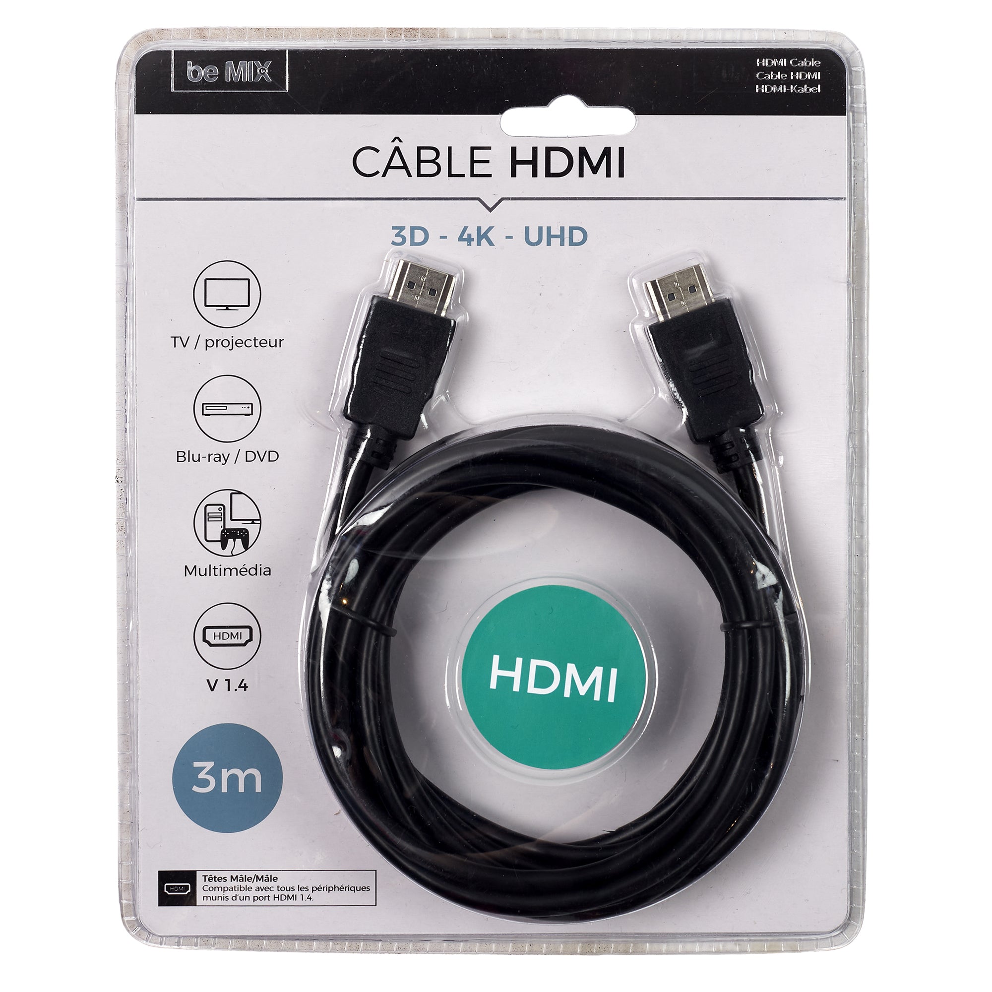 CABLE HDMI 3M