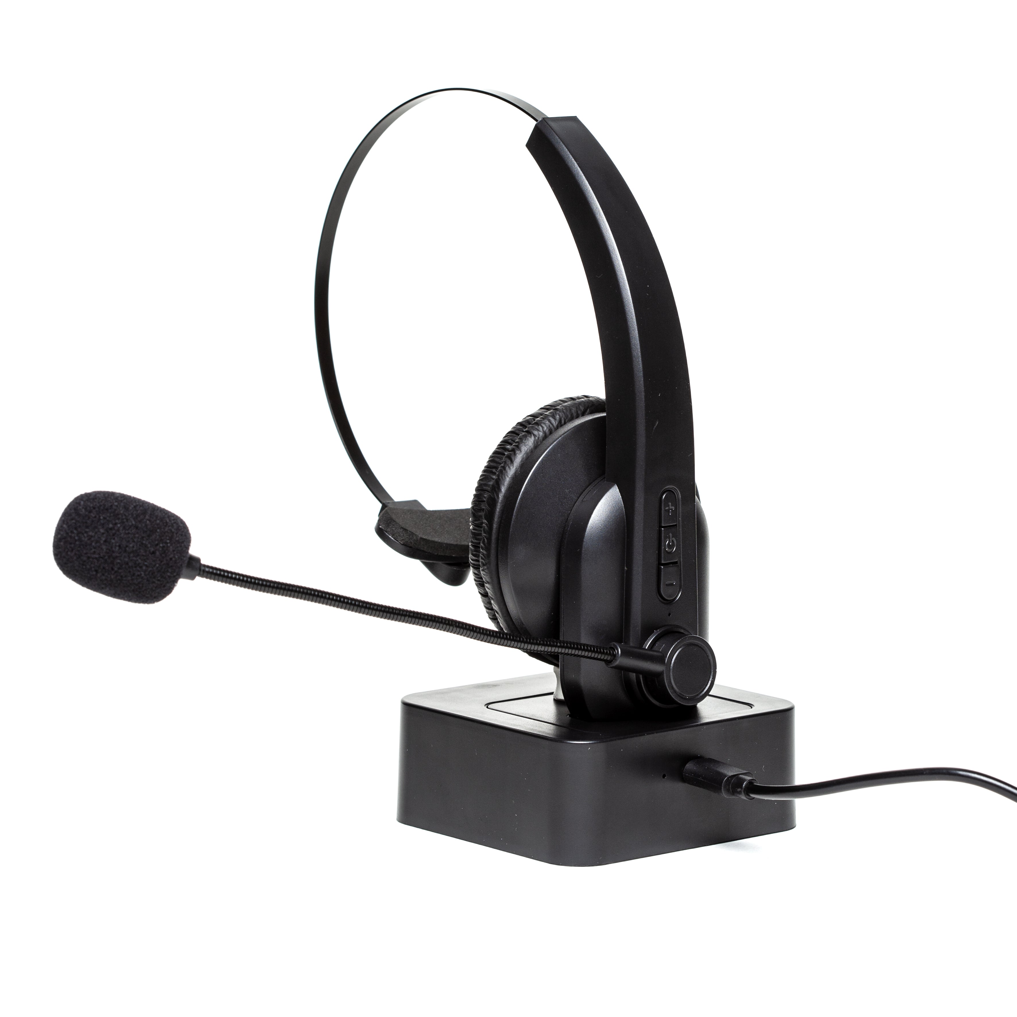 CASQUE MICROPHONE SANS FIL BASE DE CHARGEMENT