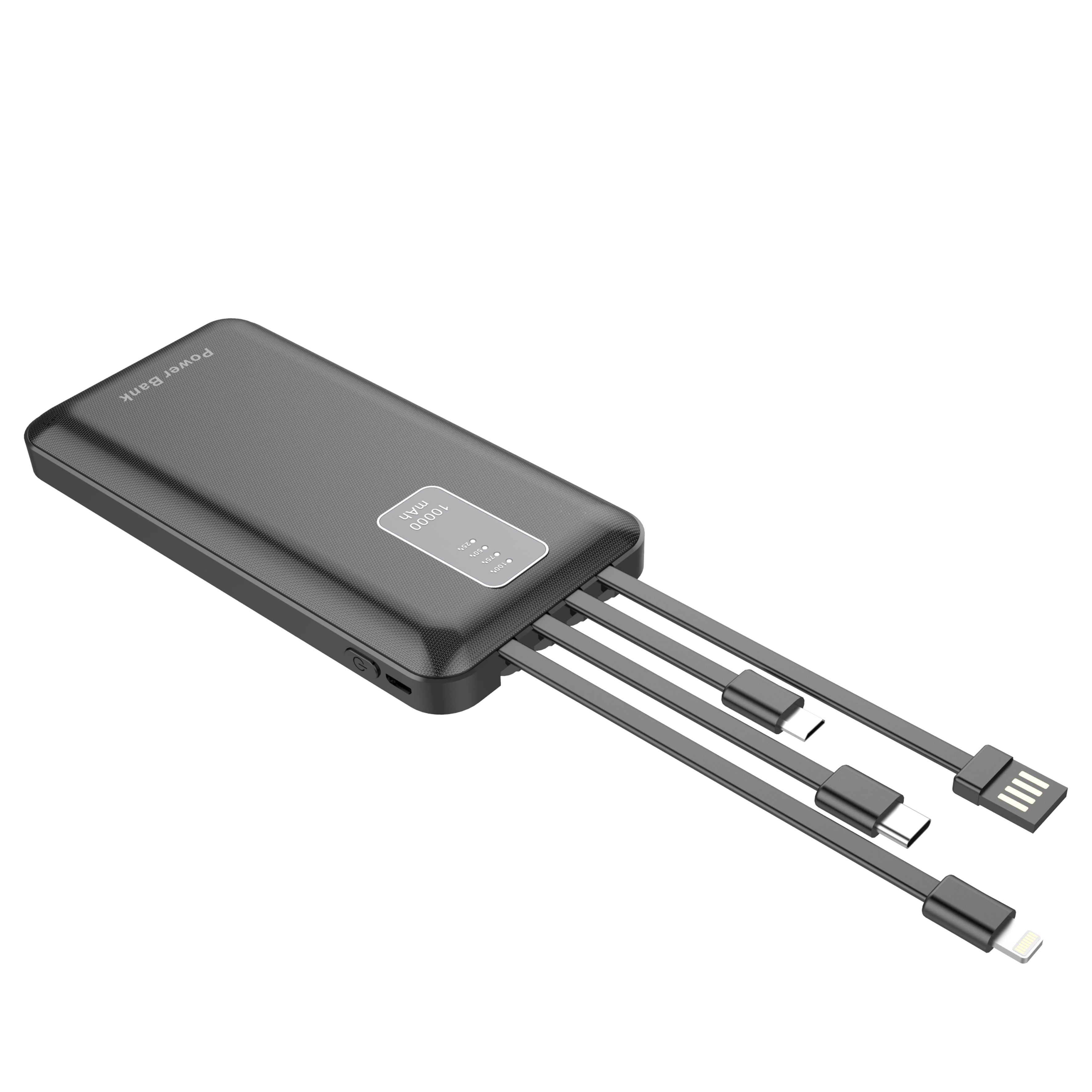 BATTERIE DE SECOURS 4 EN 1 10000 MAH