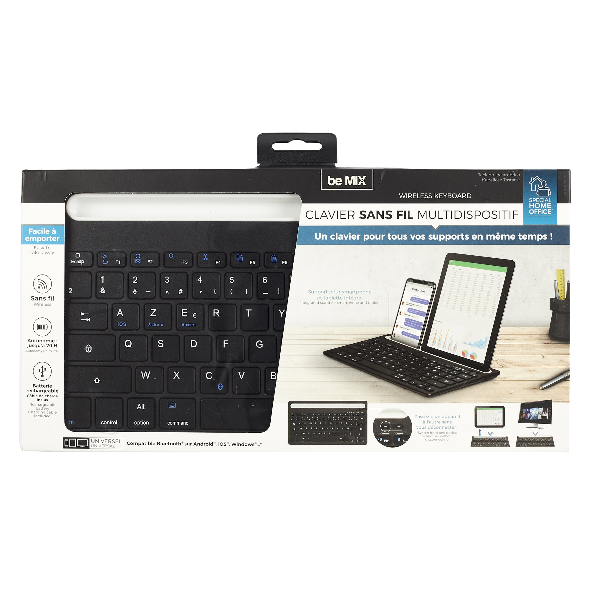 CLAVIER AZERTY SANS FIL