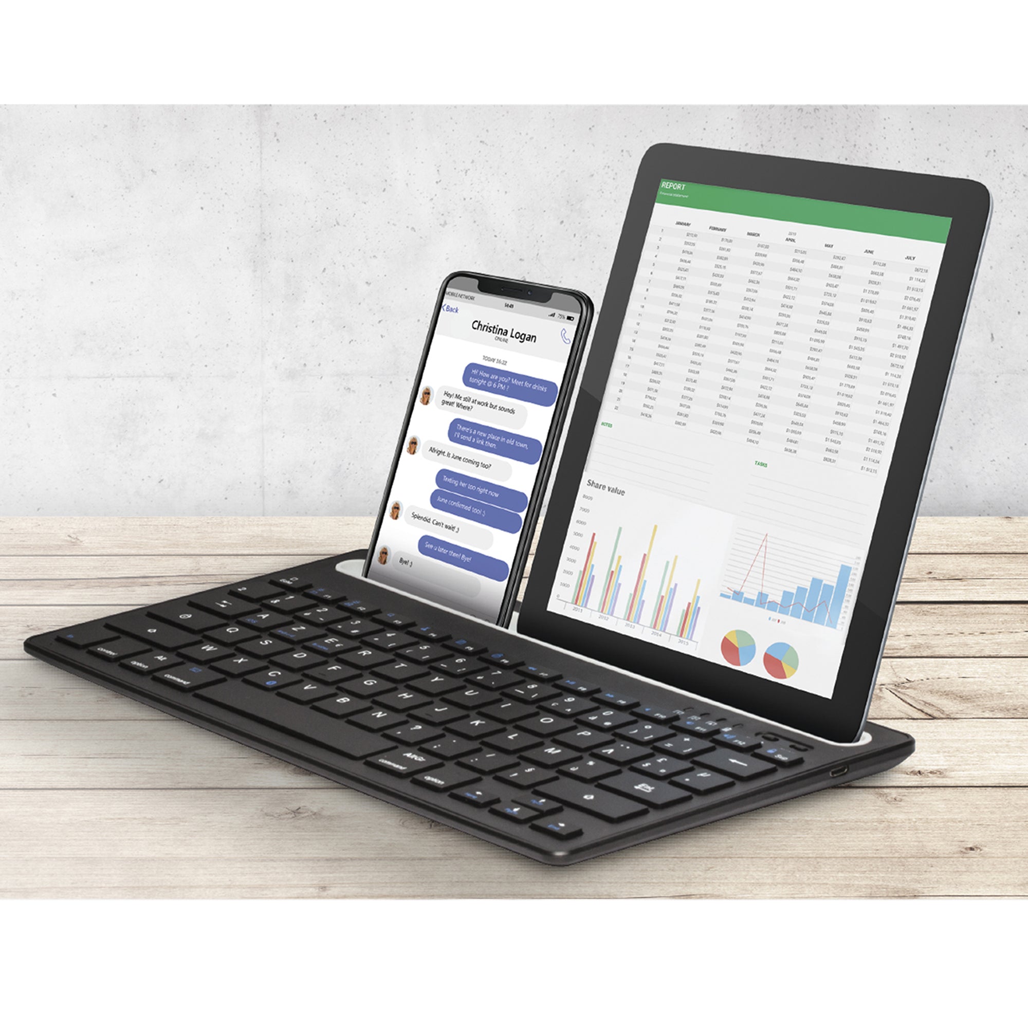 CLAVIER AZERTY SANS FIL