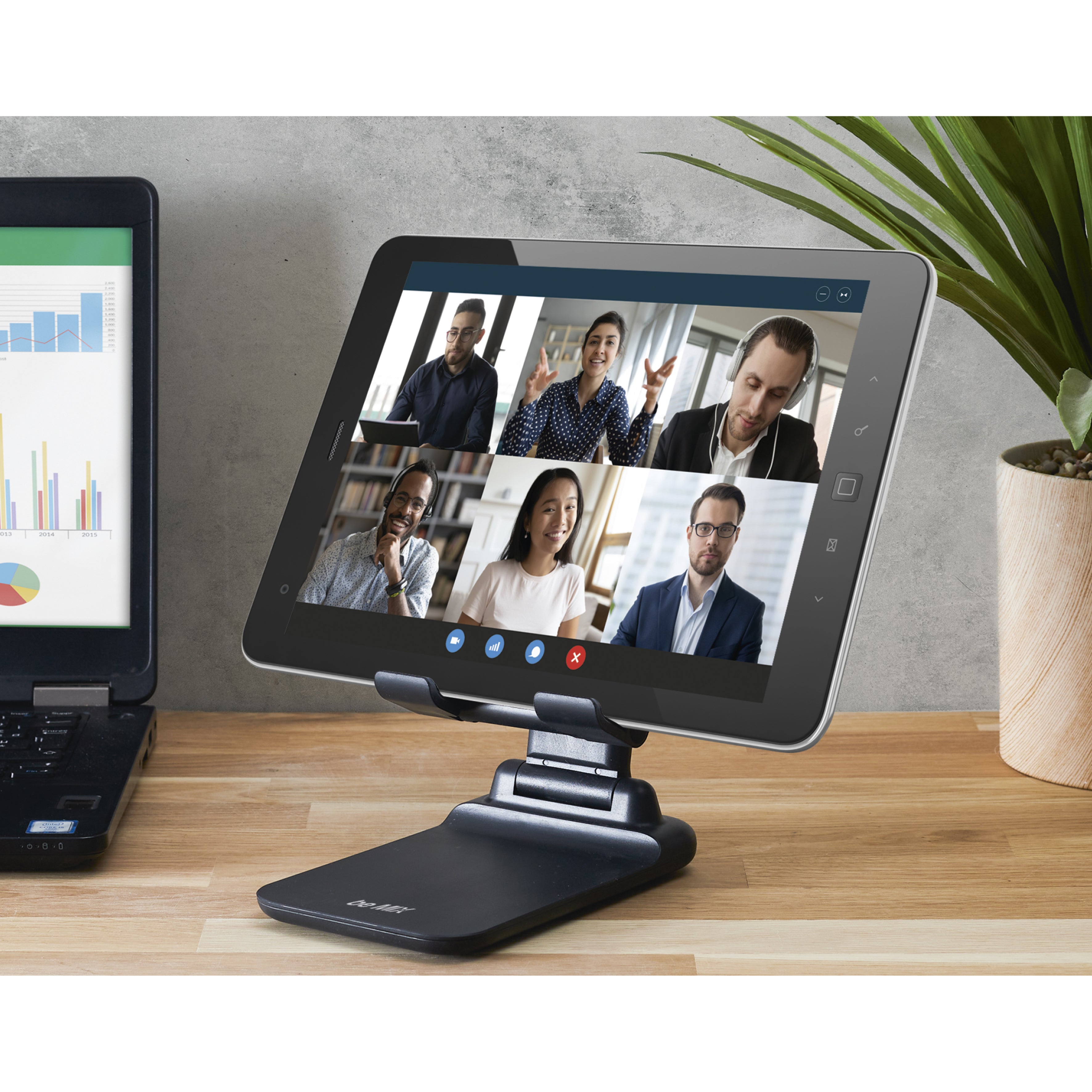 SUPPORT TELEPHONE TABLETTE PLIABLE