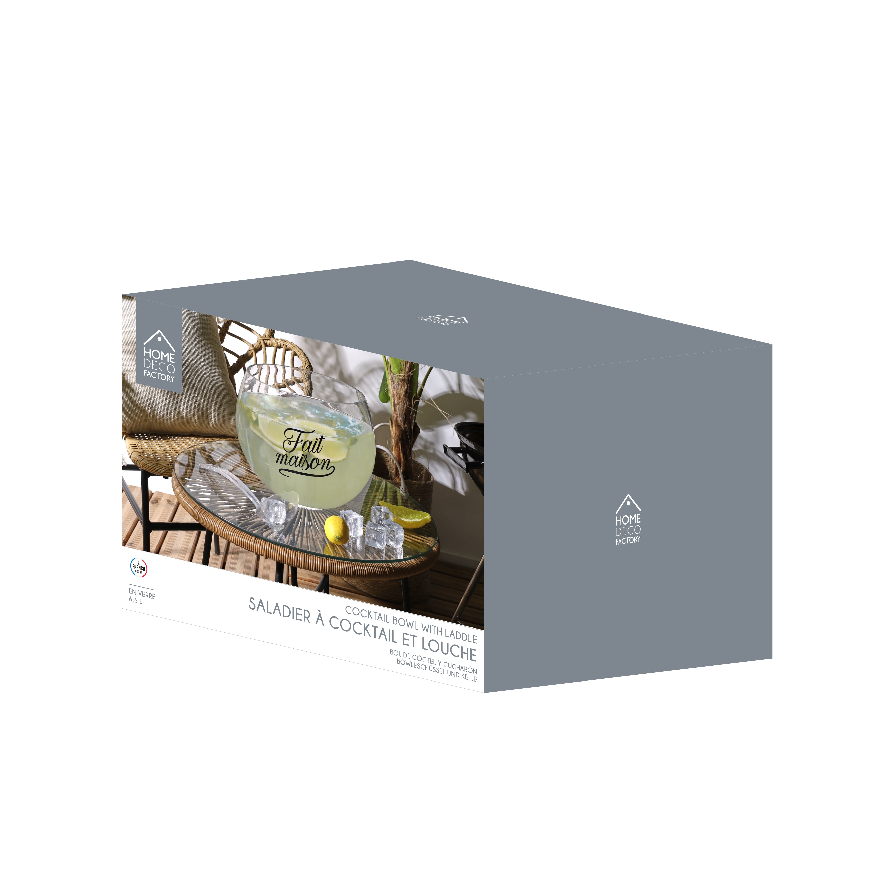 SALADIER A COCKTAIL 6L ET LOUCHE