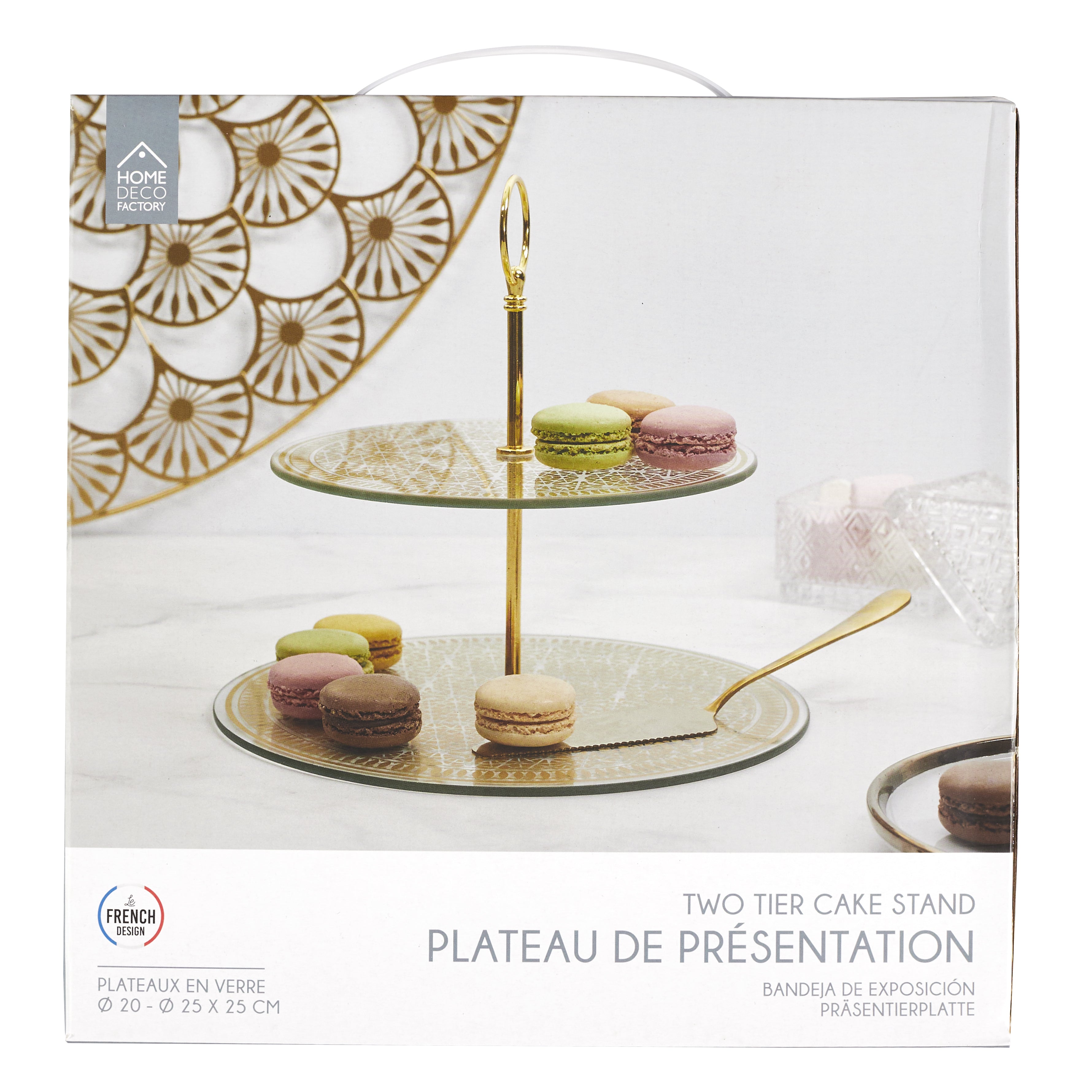 PLATEAU DE PRESENTATION DOUBLE D25CM