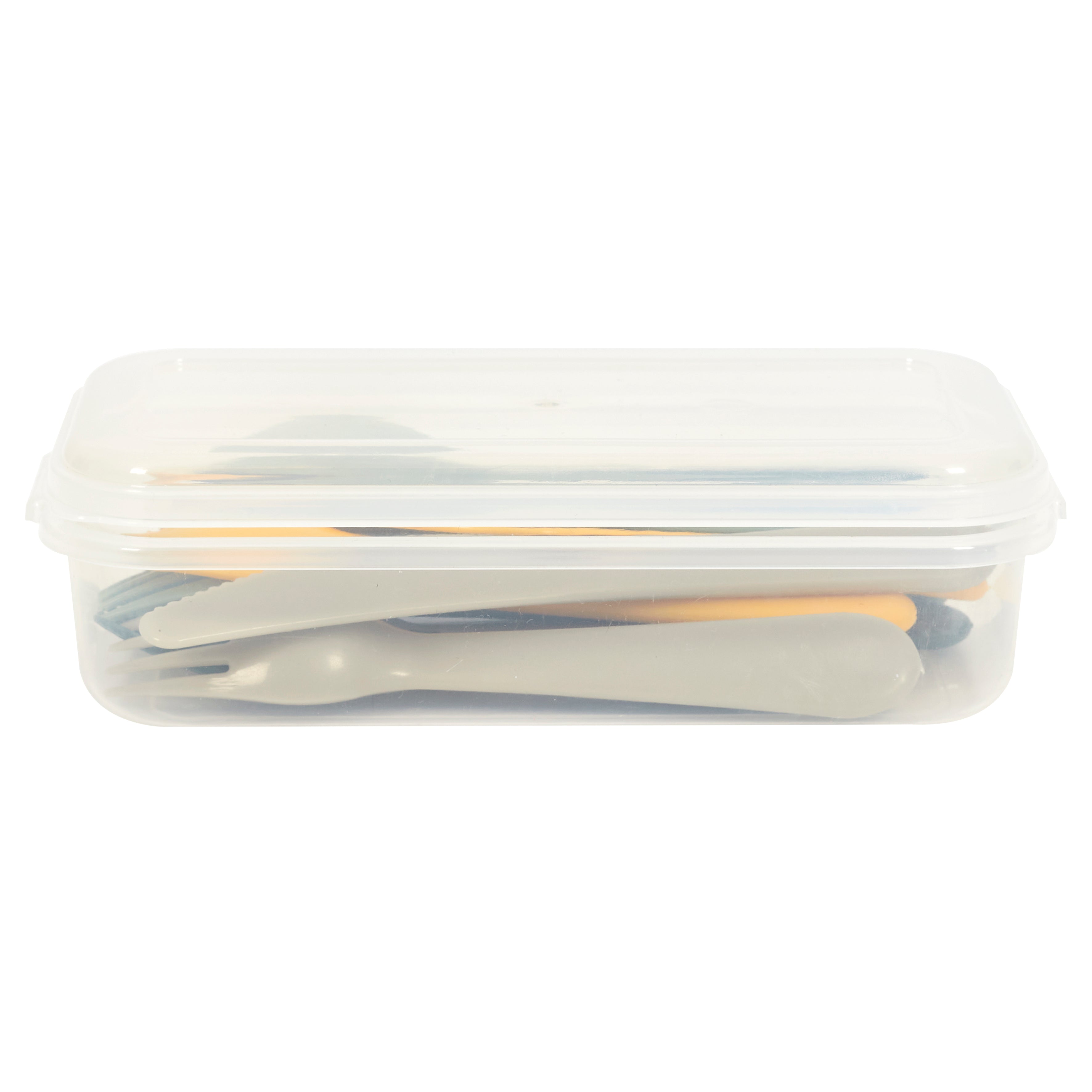 SET DE COUVERTS EN PLASTIQUE X12 AVEC BOITE