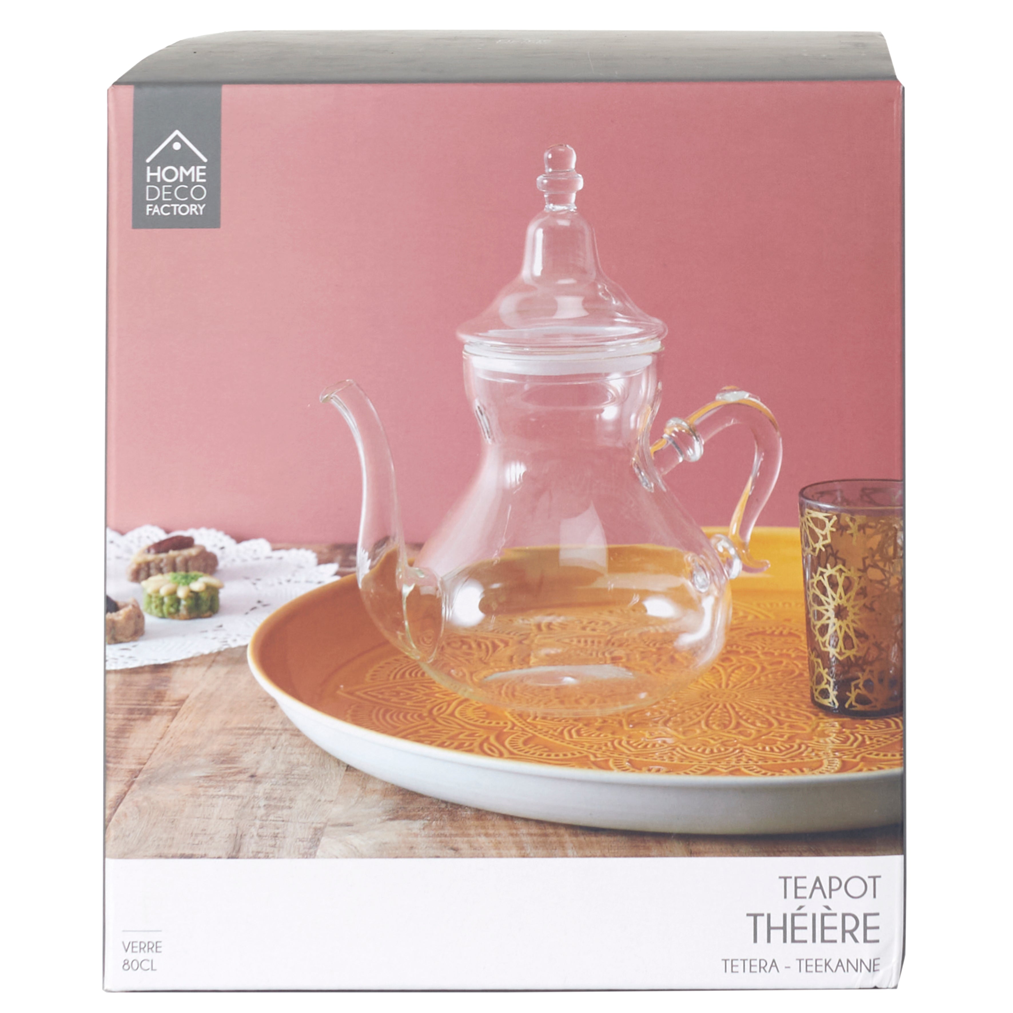 THEIERE EN VERRE 80CL