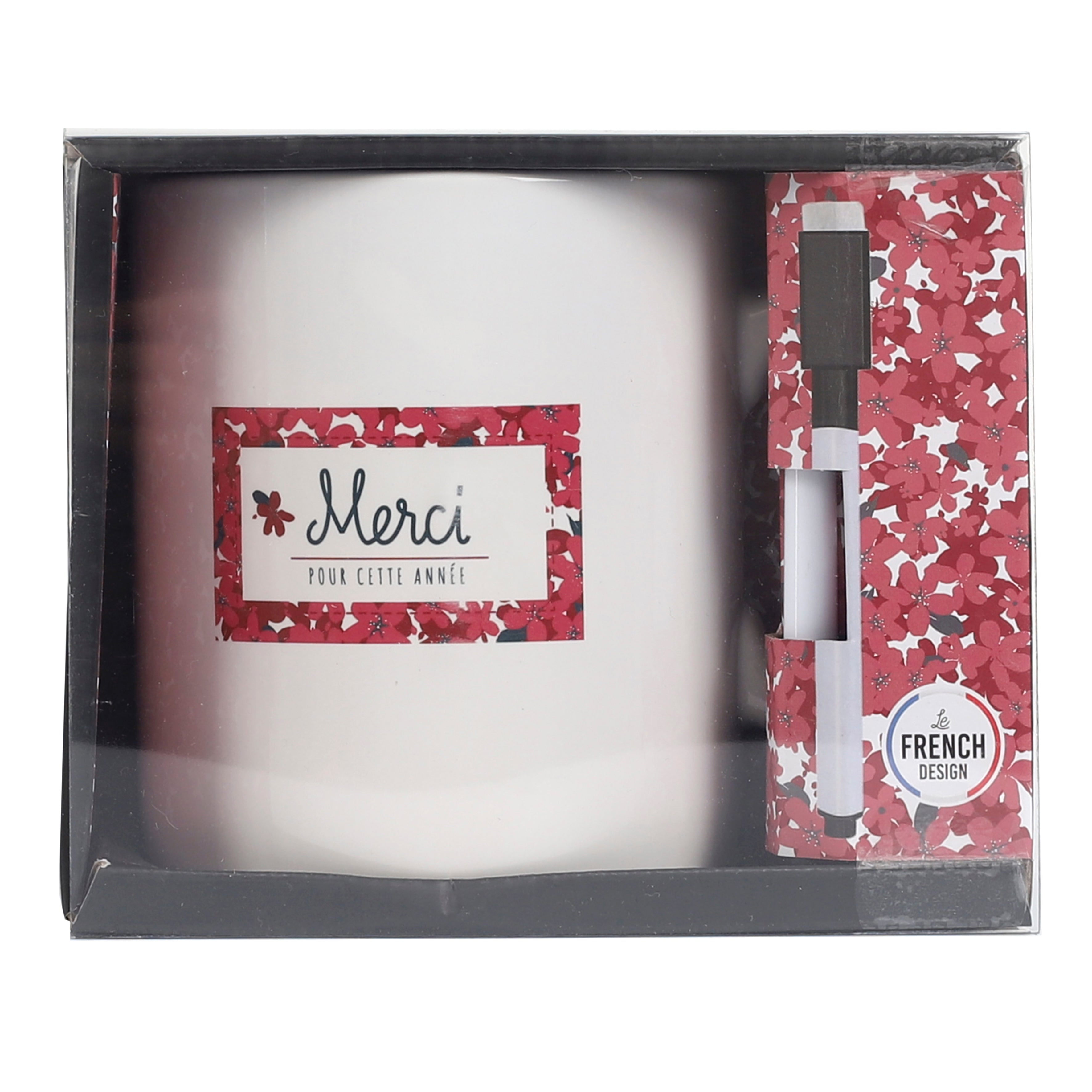 MUG XXL MERCI POUR CETTE ANNEE ET STYLO 80CL