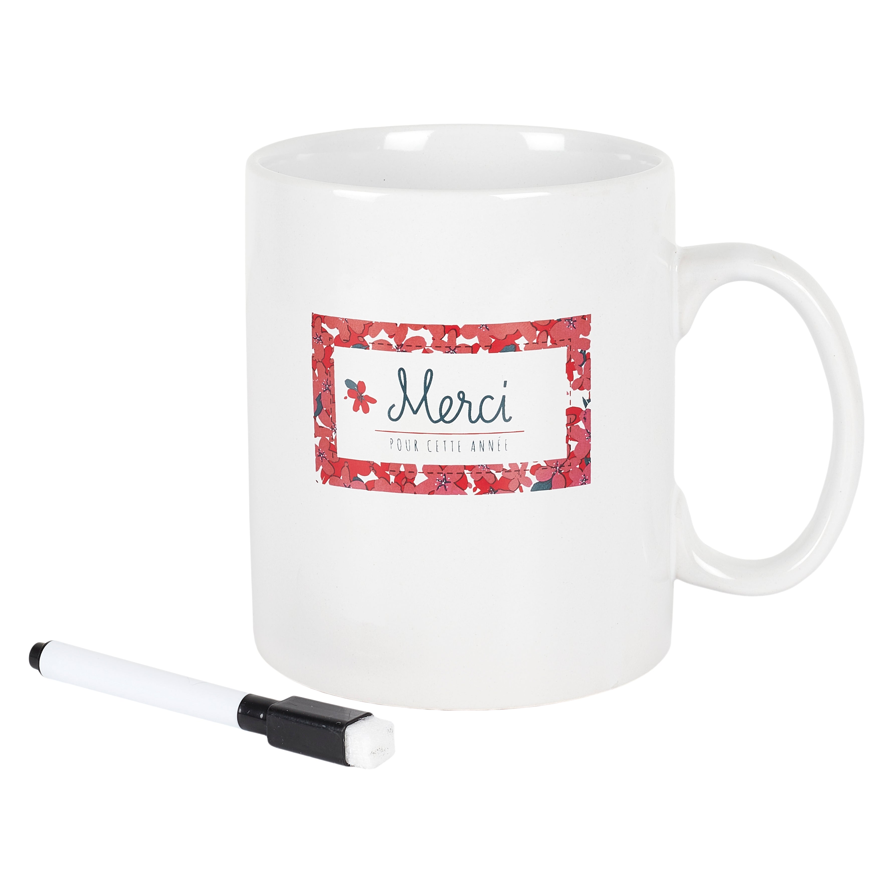 MUG XXL MERCI POUR CETTE ANNEE ET STYLO 80CL