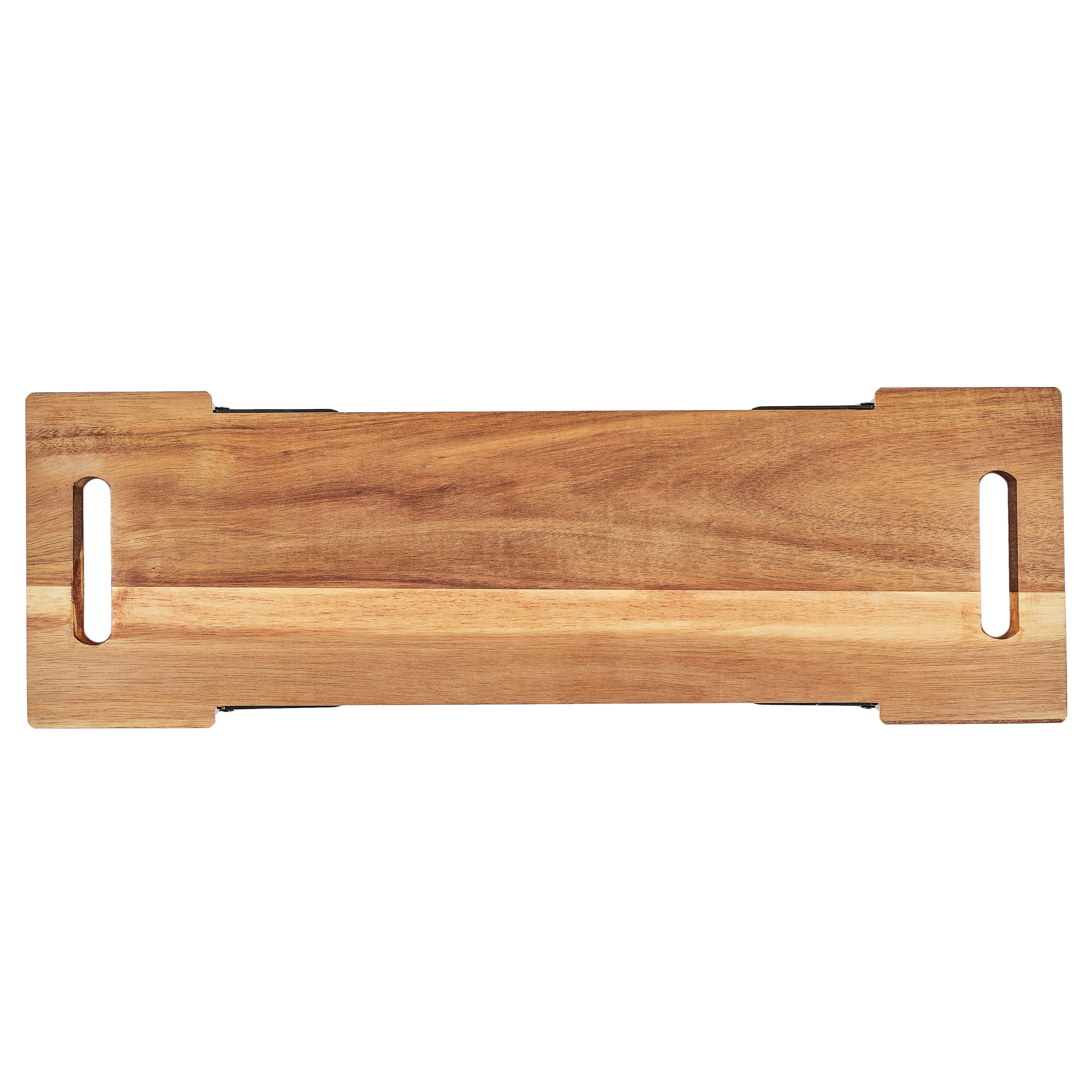 PLANCHE DE PRESENTATION ACACIA PIED METAL 55CM