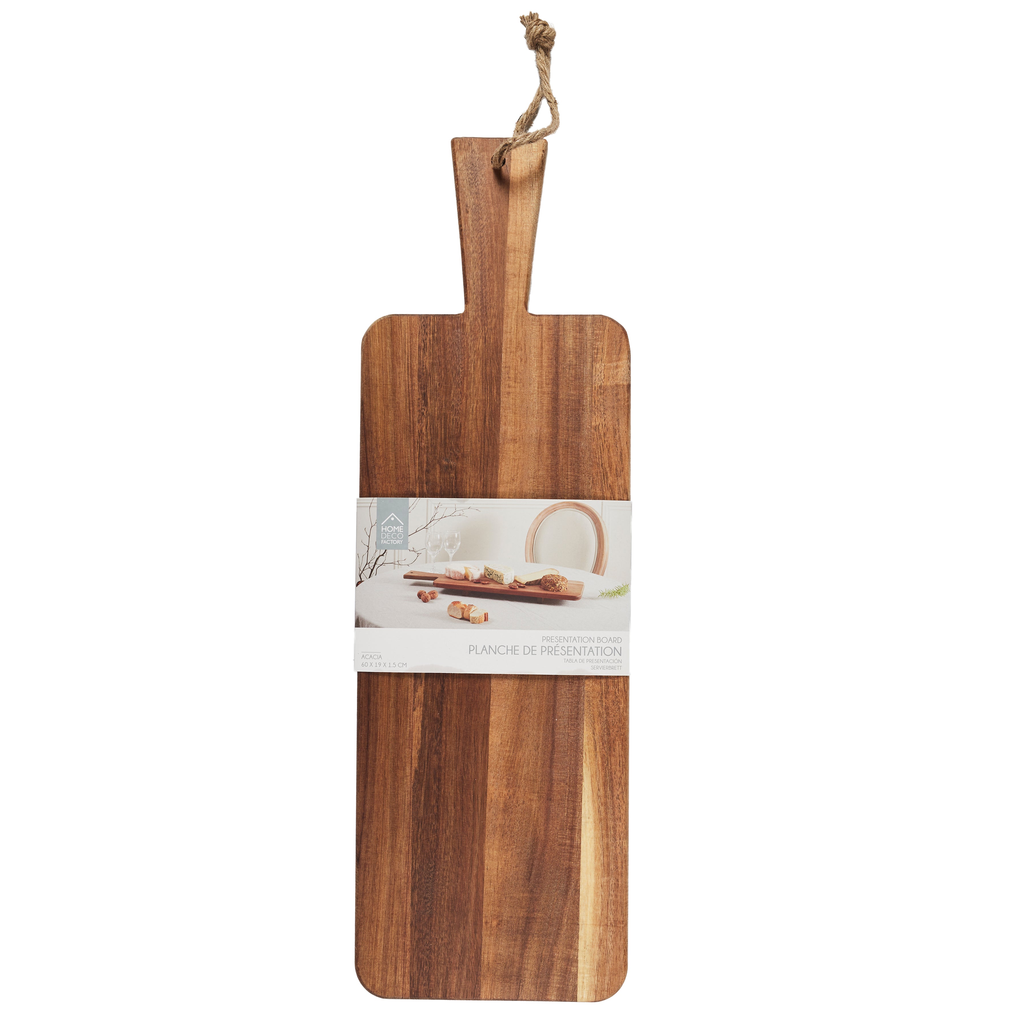 PRESENTOIR SUR PIED ACACIA 60CM