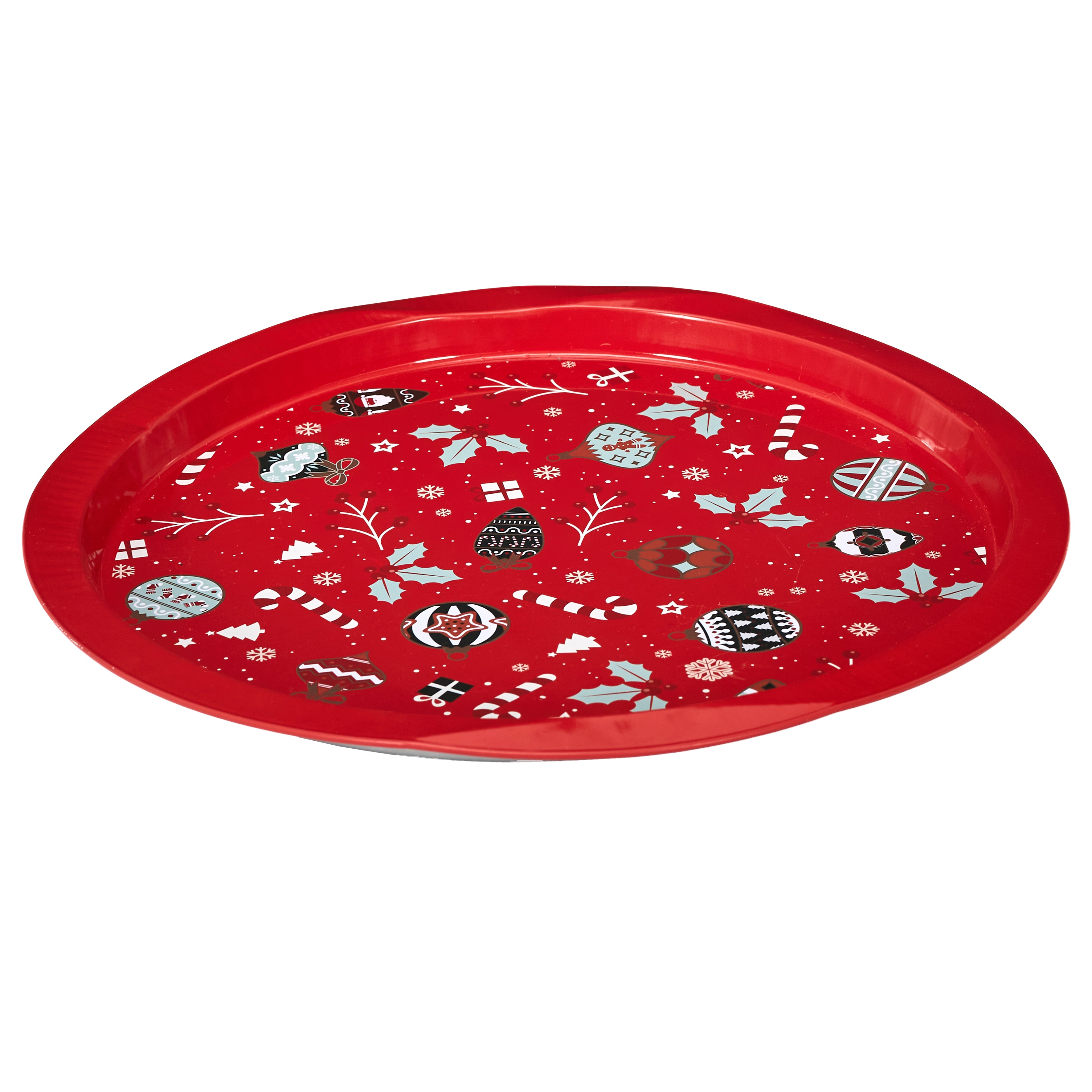 PLATEAU EN METAL ROND NOEL