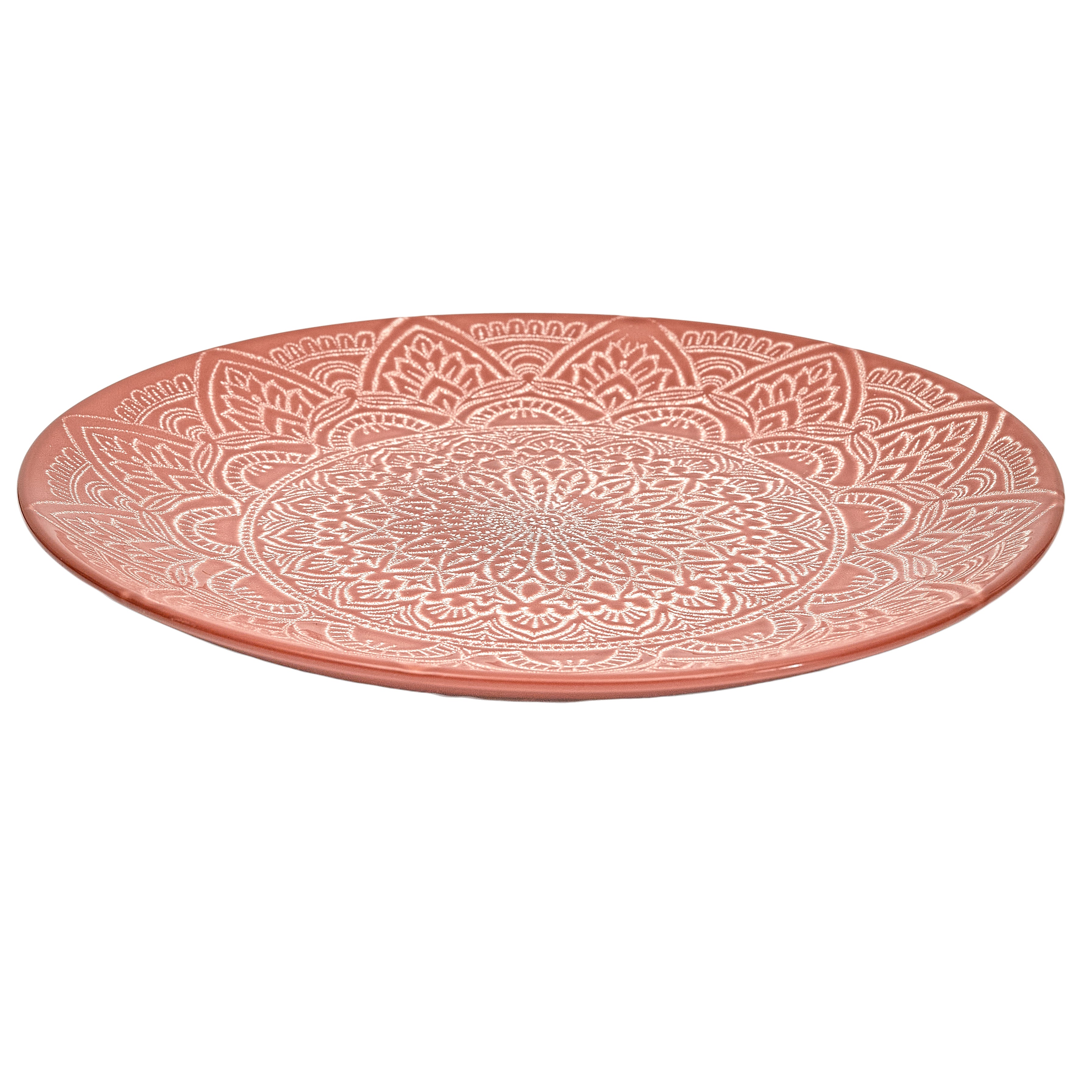 ASSIETTE SAHARA TERRACOTTA D27CM - LOT DE 6