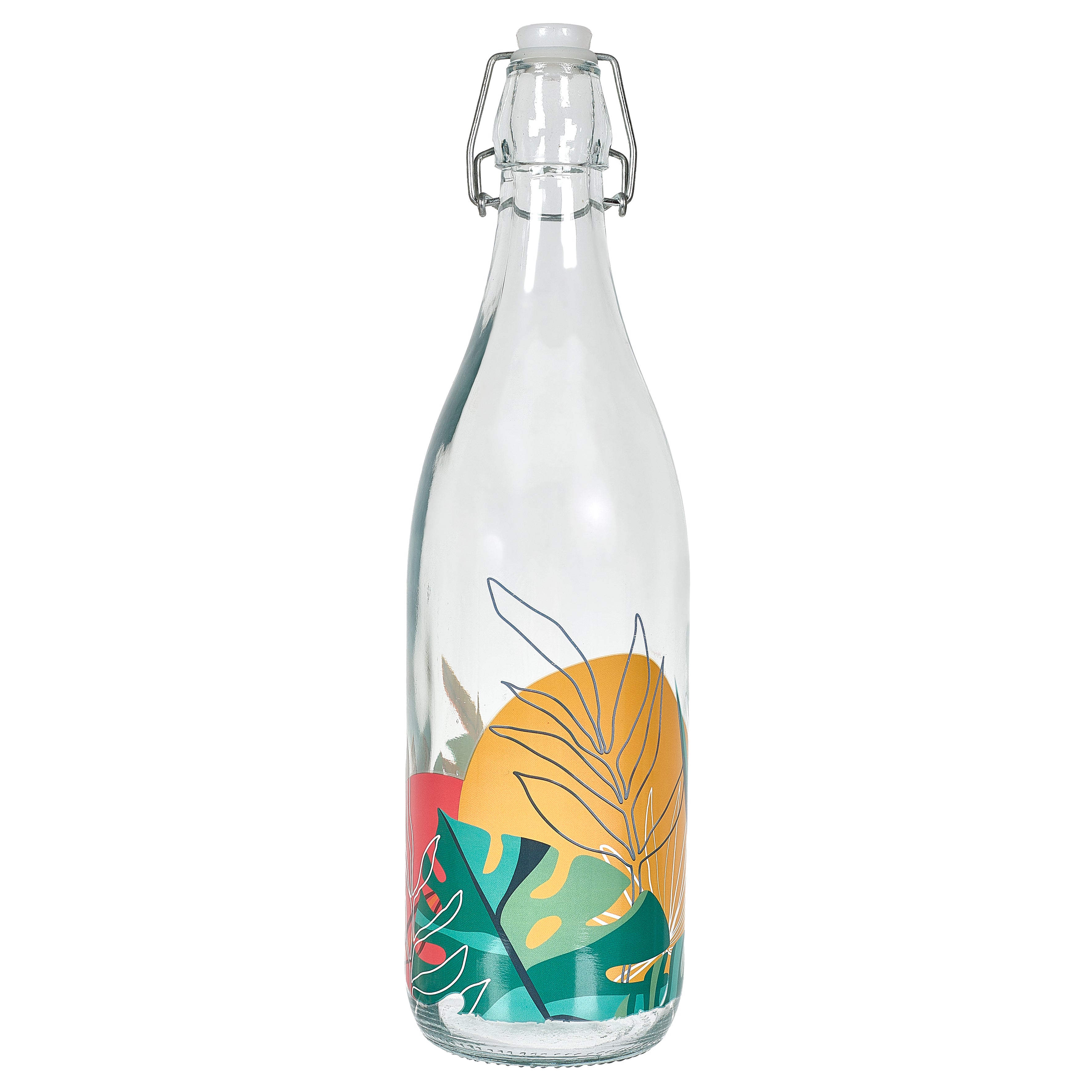 BOUTEILLE EN VERRE A CLAPET PARADIS EXOTIQUE 1L