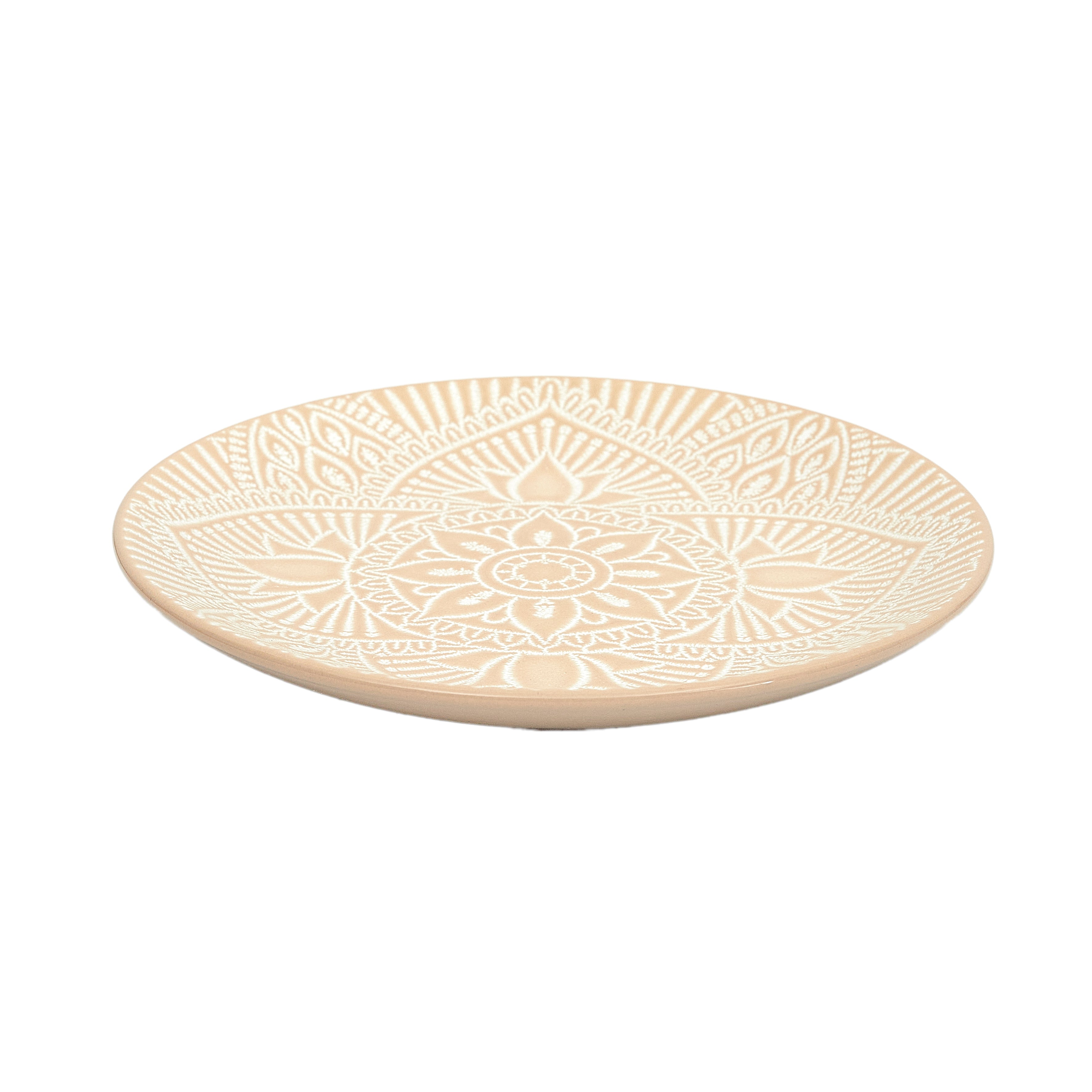 ASSIETTE SAHARA BEIGE D19.5CM - LOT DE 6