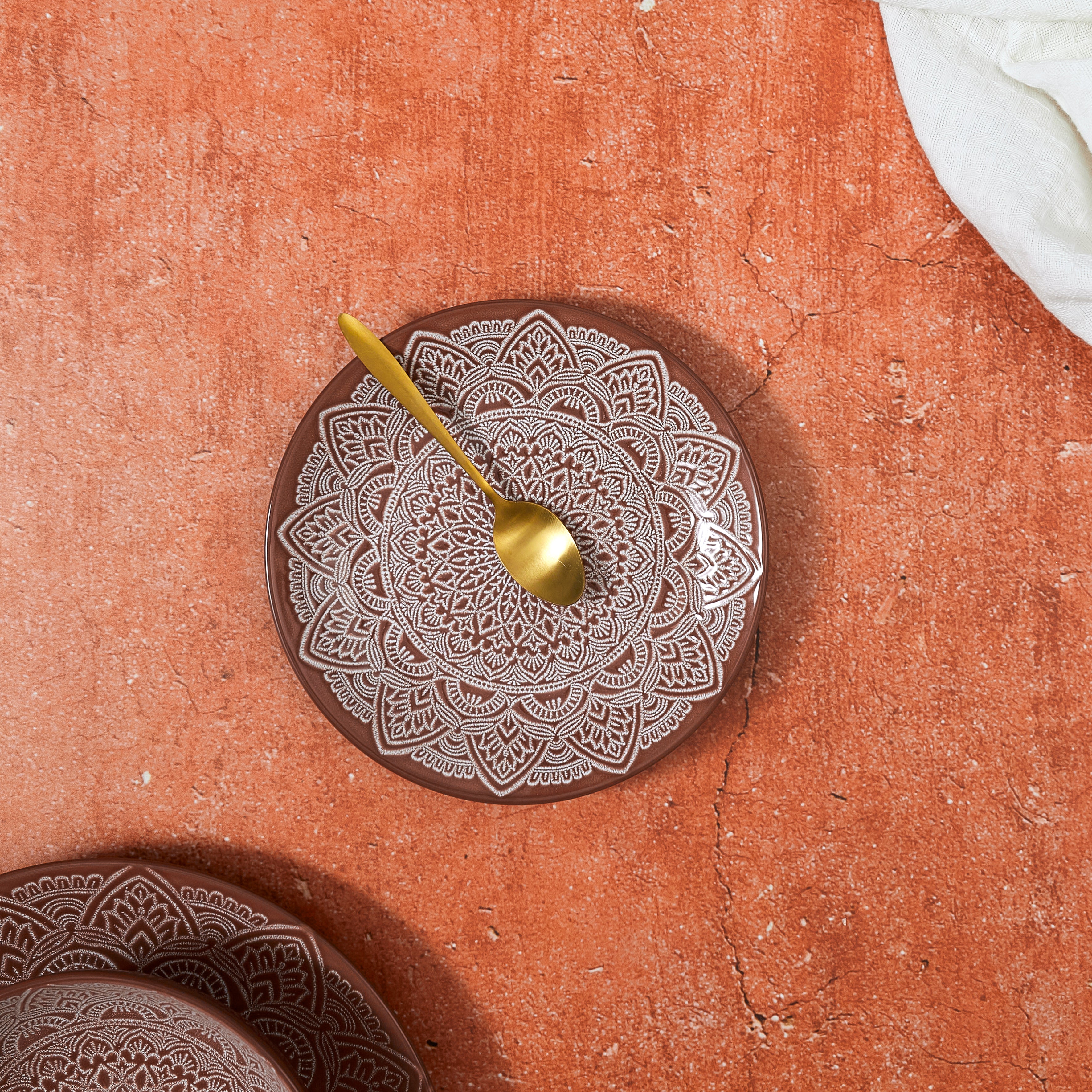 ASSIETTE SAHARA TERRACOTTA D19.5CM - LOT DE 6