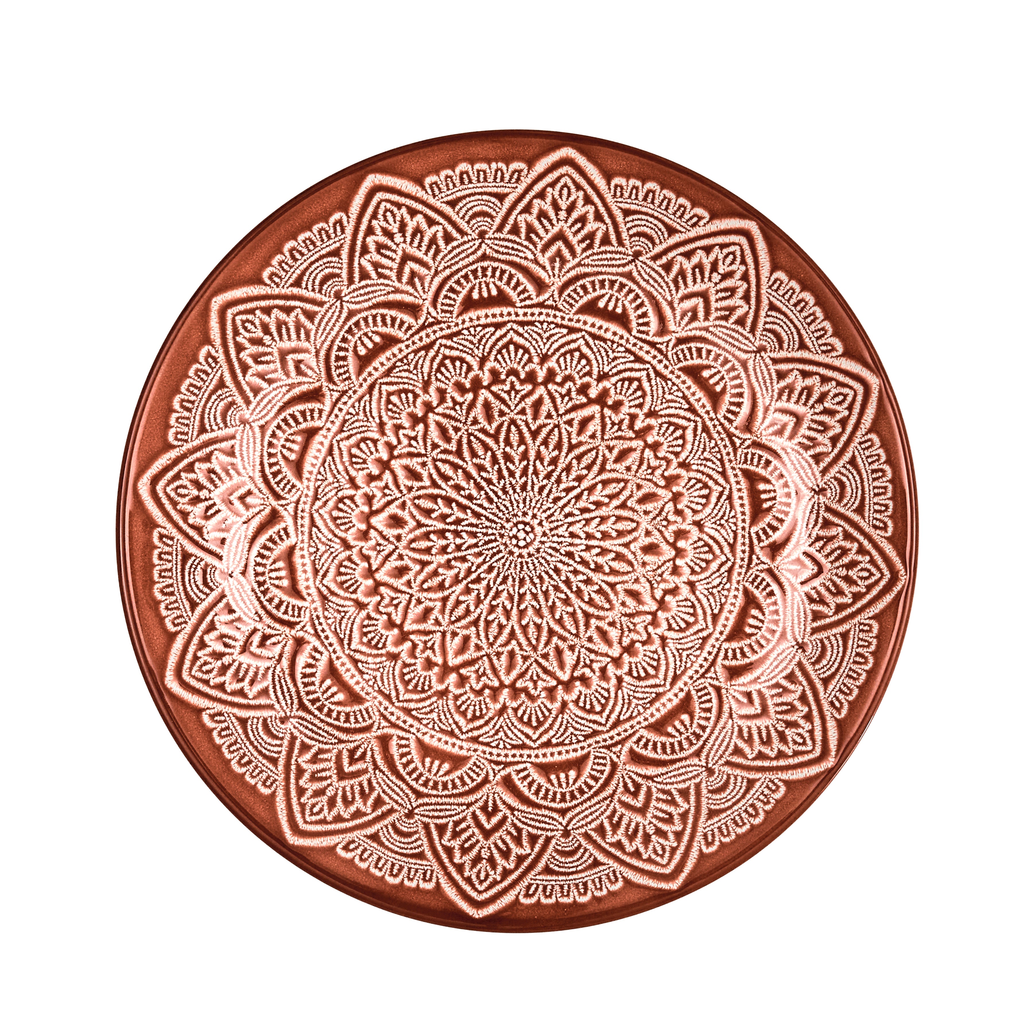 ASSIETTE SAHARA TERRACOTTA D19.5CM - LOT DE 6