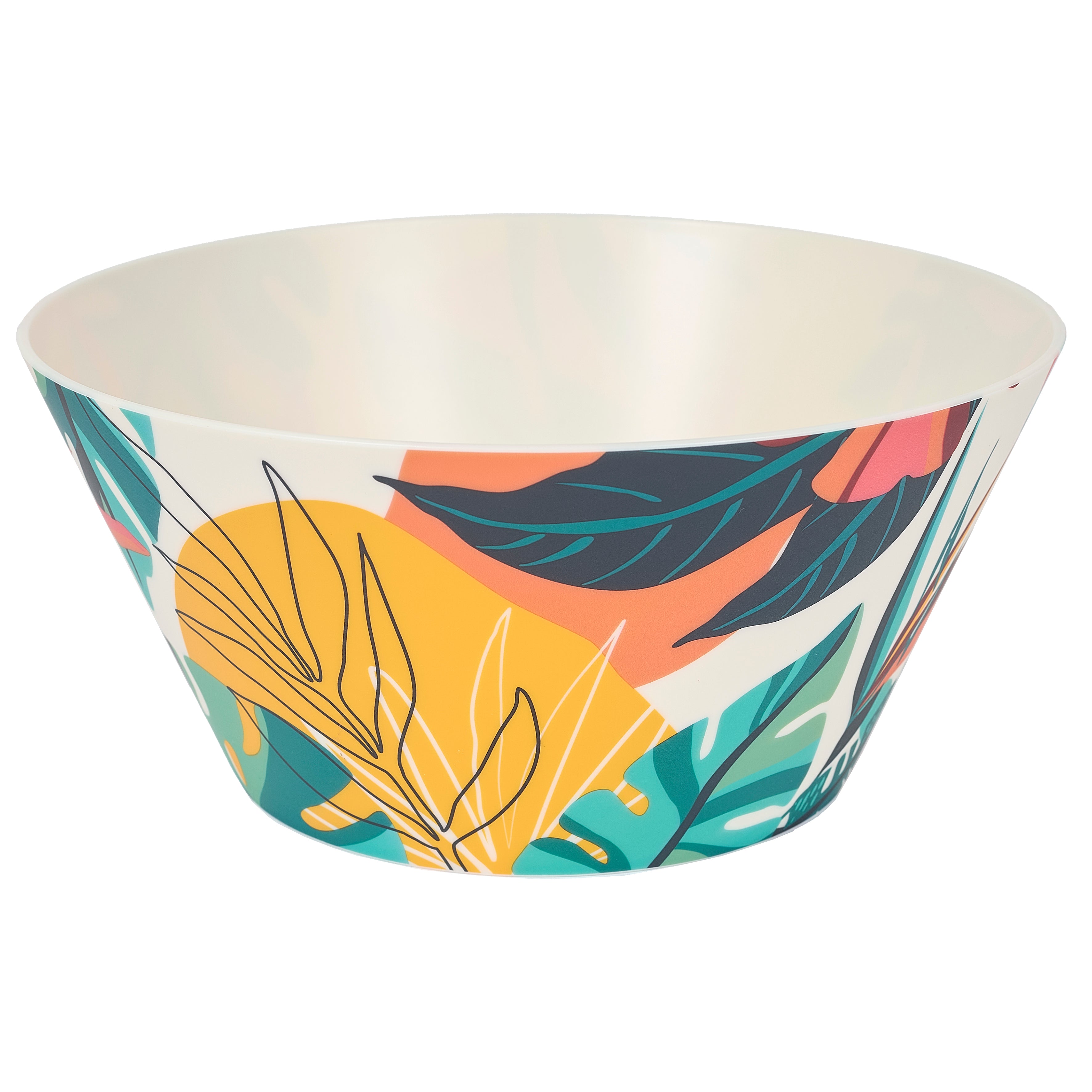 SALADIER PLASTIQUE PARADIS EXOTIQUE D25CM