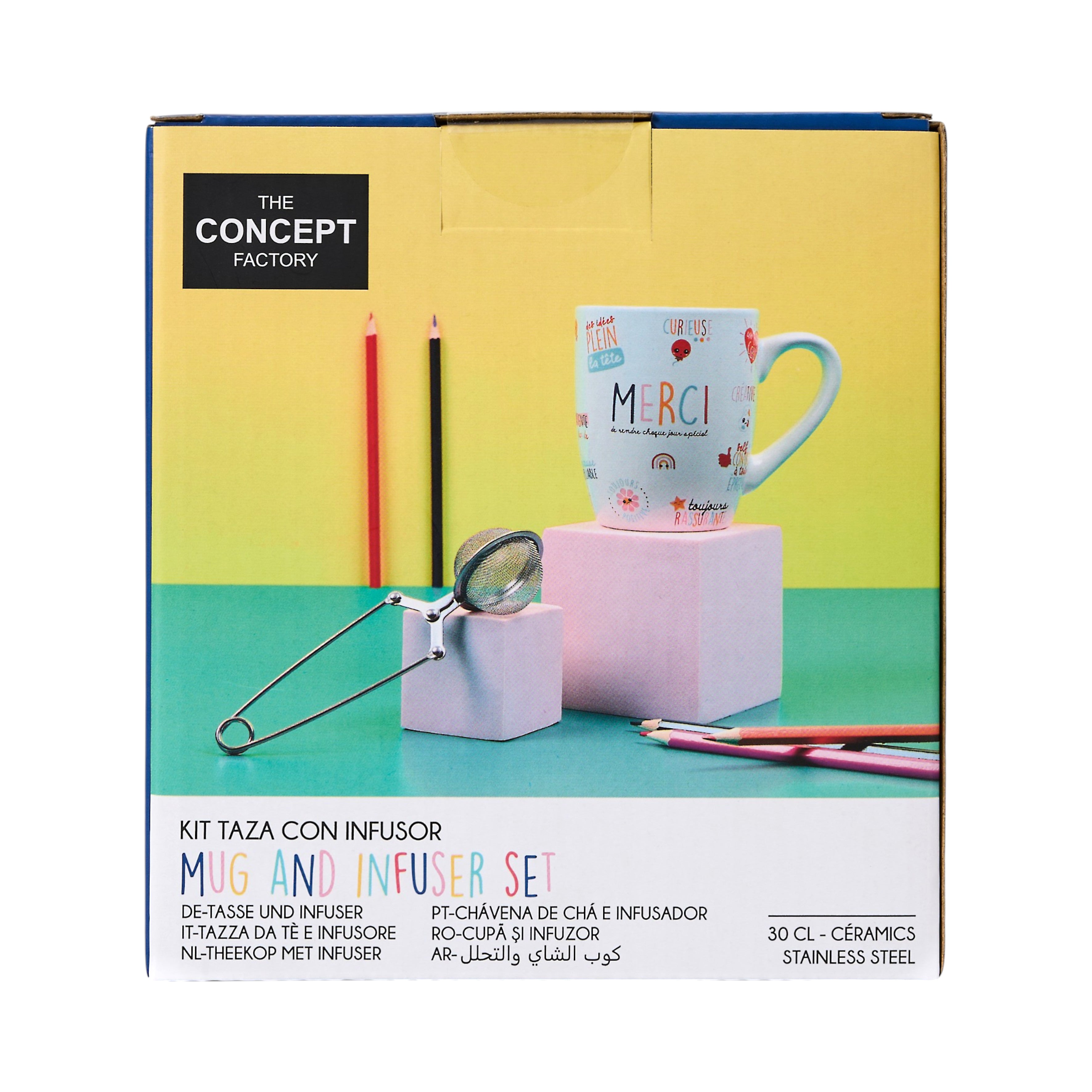 COFFRET MUG MERCI MAITRESSE ET INFUSEUR A THE