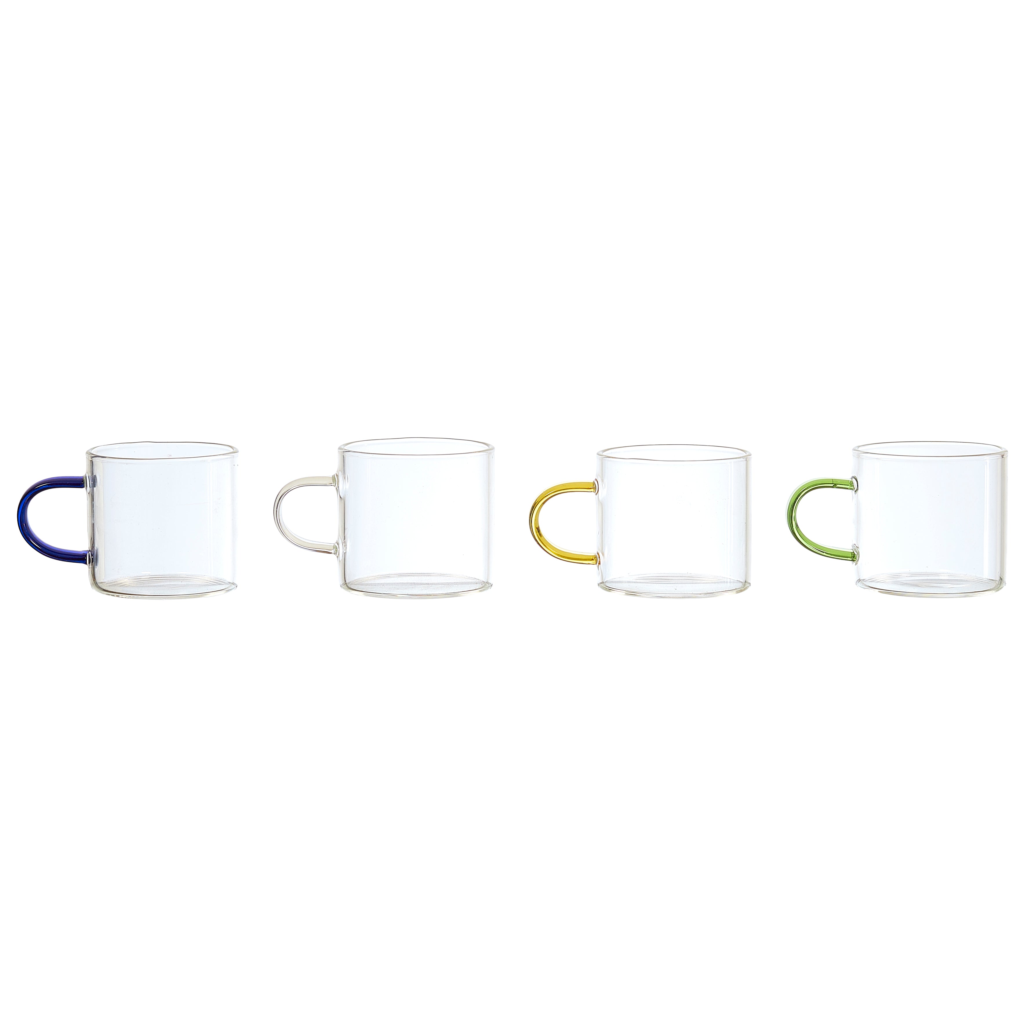 TASSE EXPRESSO VERRE X4 AVEC SUPPORT