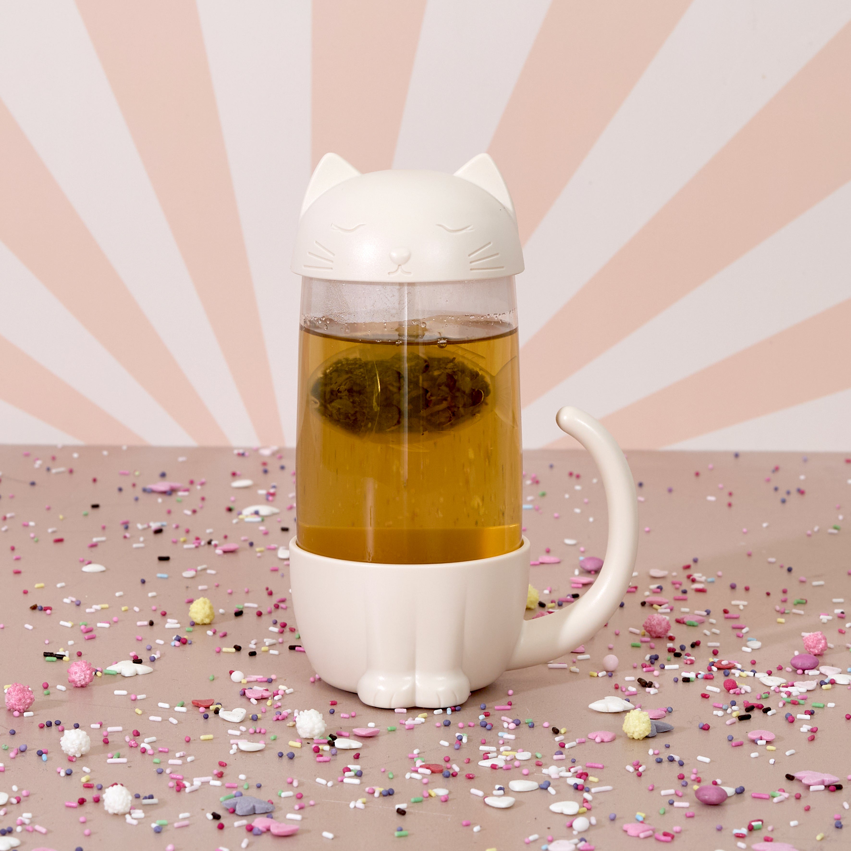 MUG INFUSEUR POISSON CHAT 30CL KAWAII