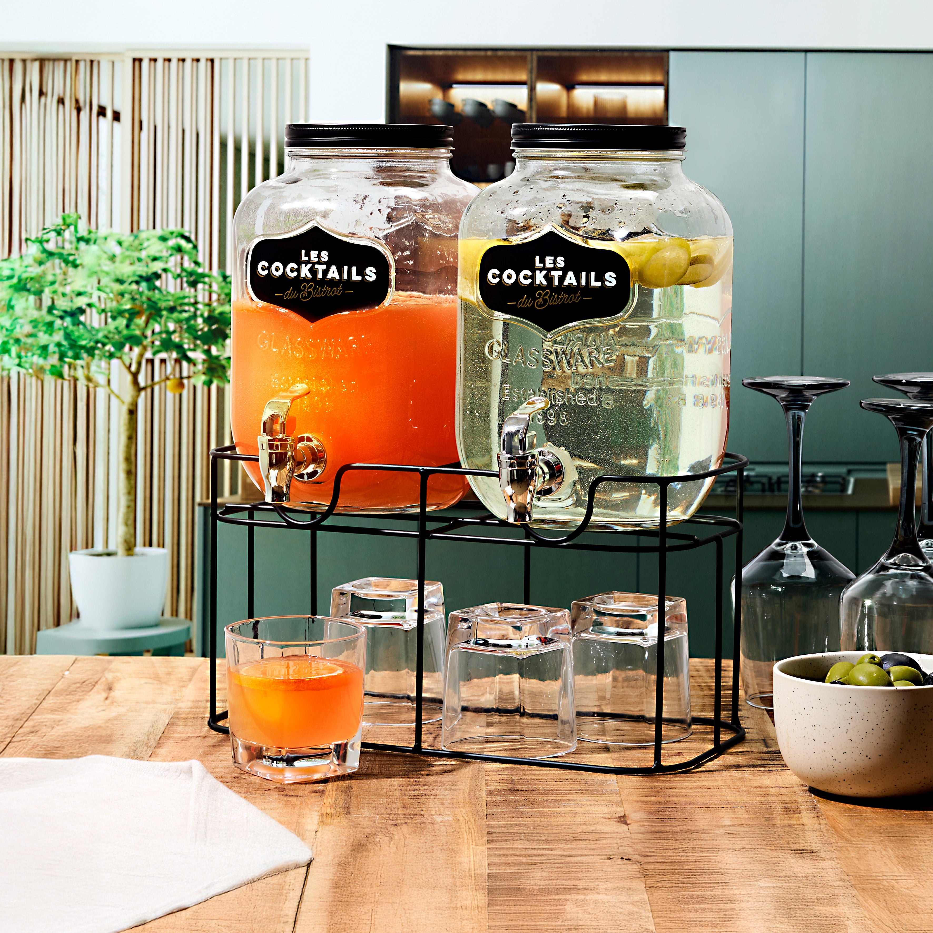 DOUBLE FONTAINE A BOISSON BISTROT 2X4L