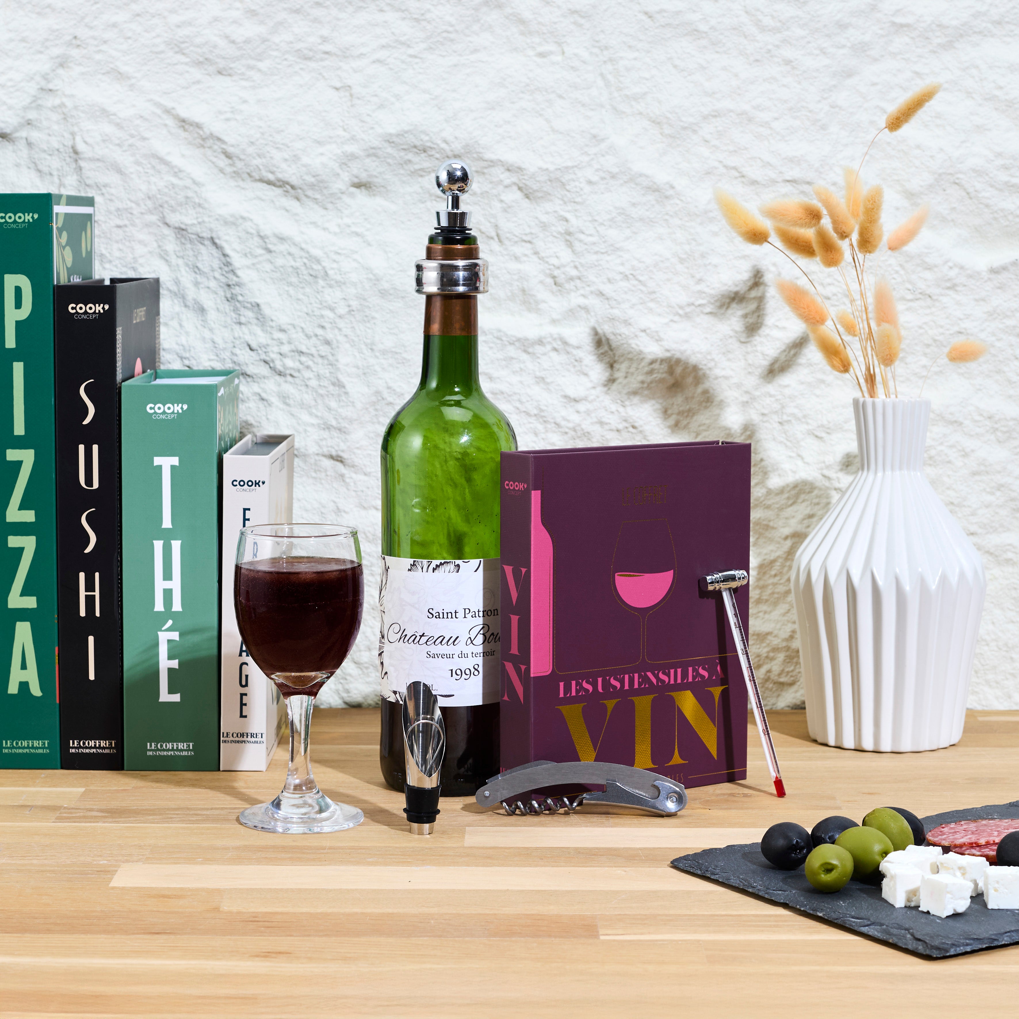 COFFRET LIVRE VIN