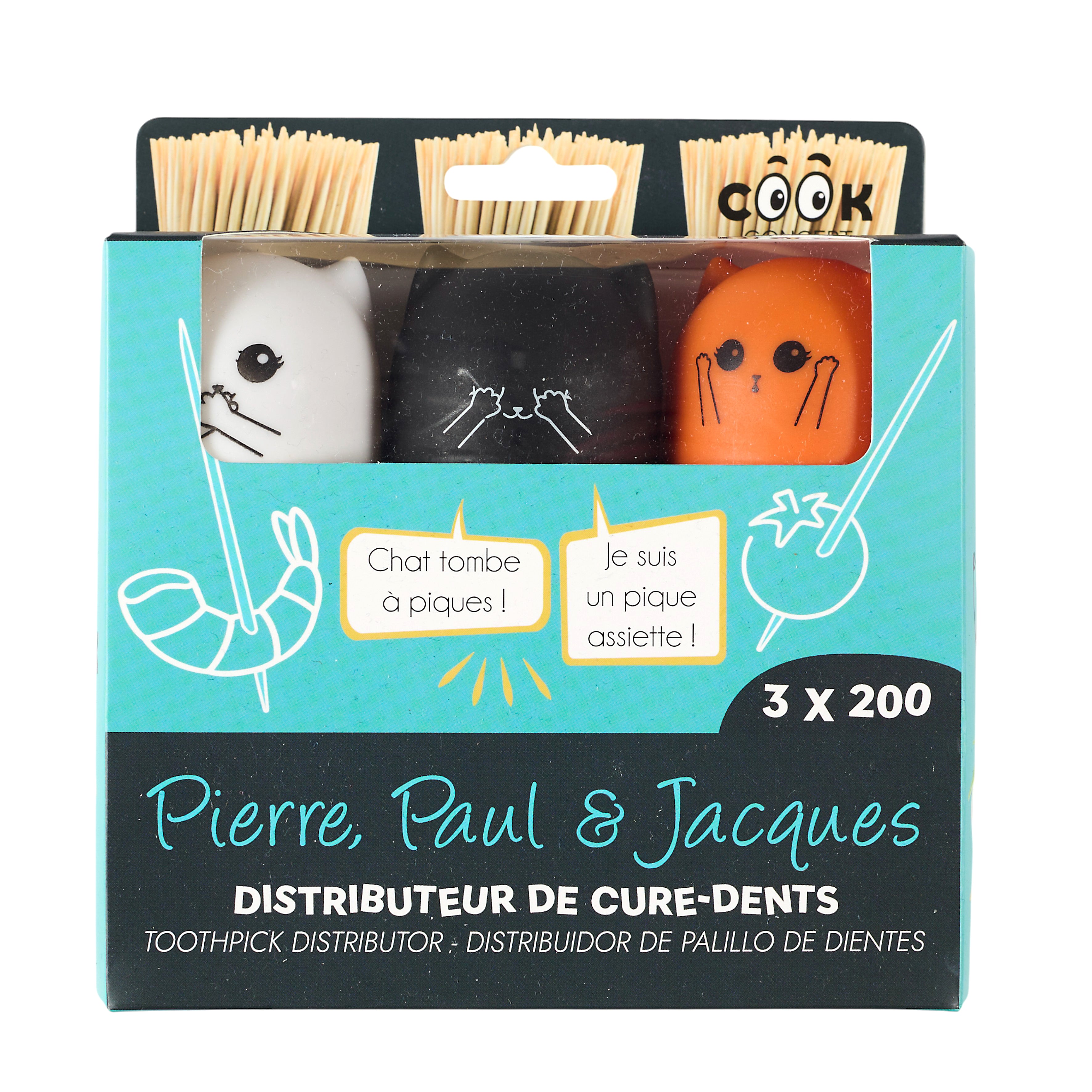 DISTRIBUTEUR DE PIQUE CHAT X3