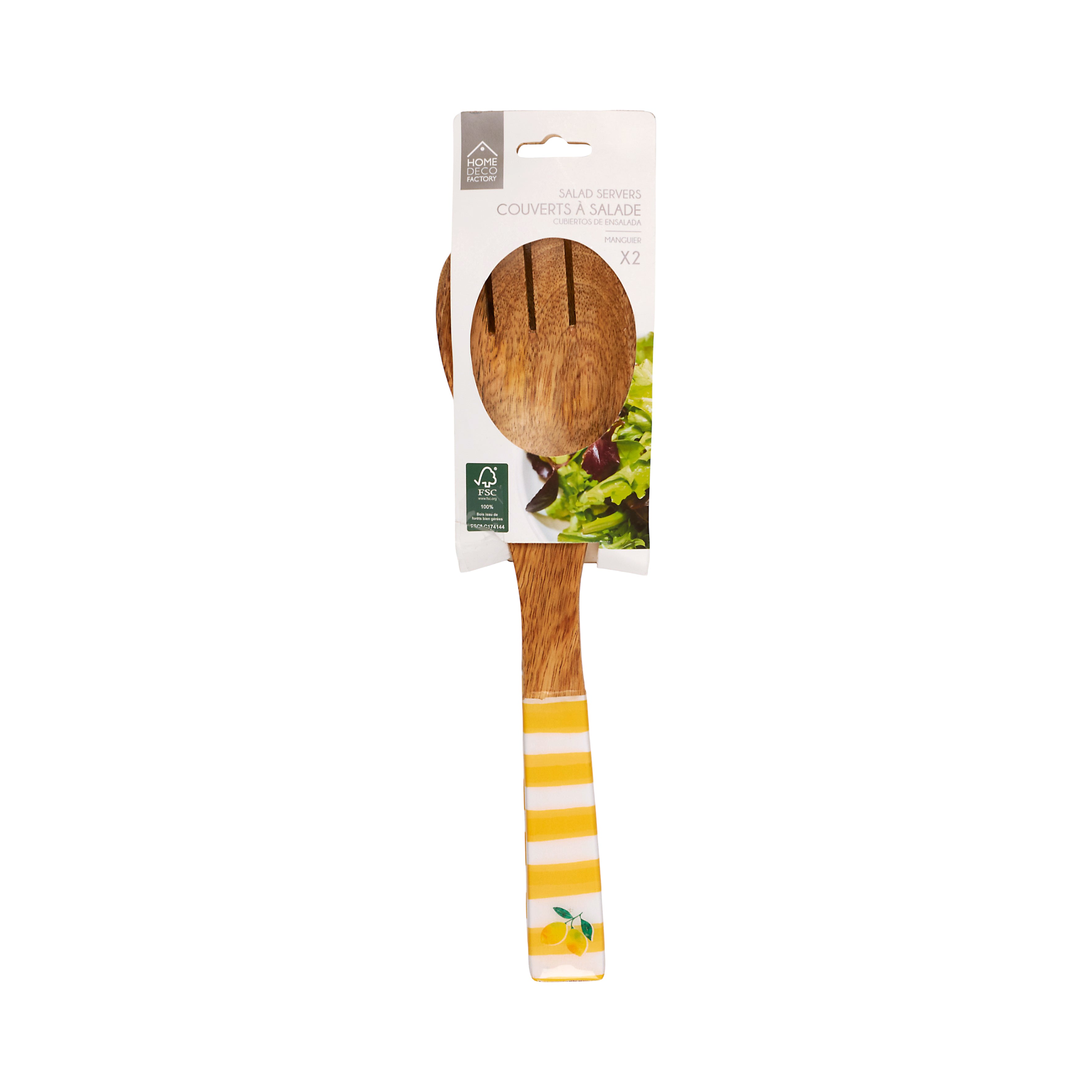 COUVERT A SALADE MANGUIER DOLCE VITA JAUNE