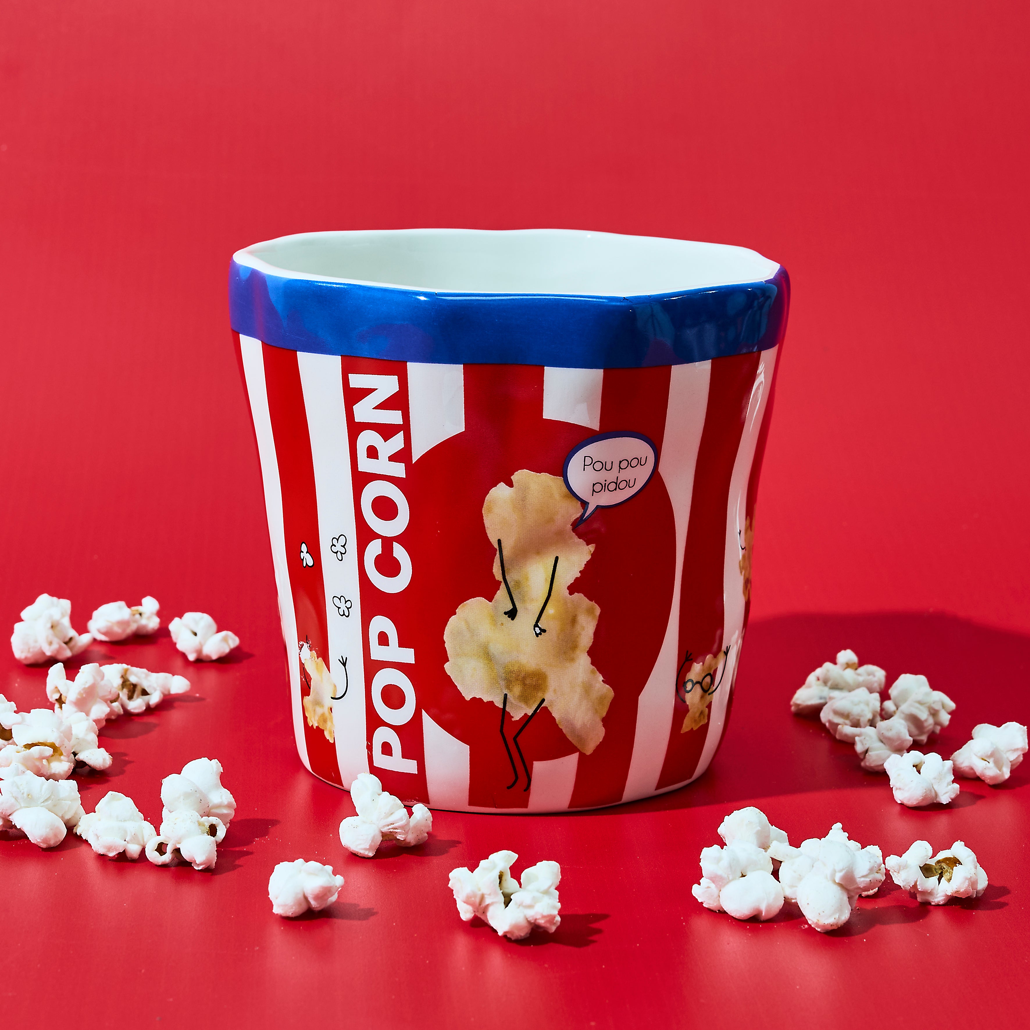 PAQUET DE POPCORN EN CERAMIQUE H13CM