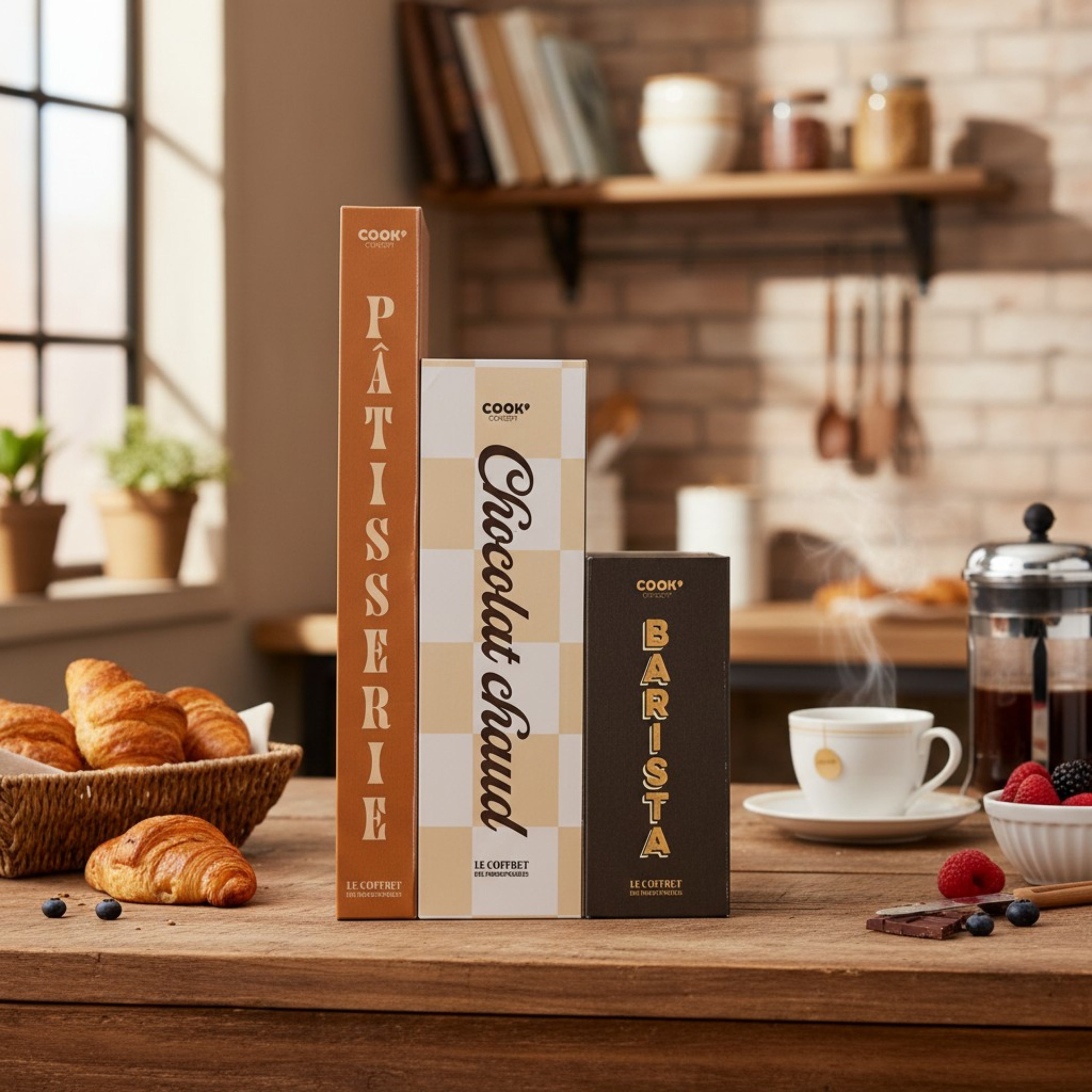 COFFRET LIVRE PATISSERIE 4PCS