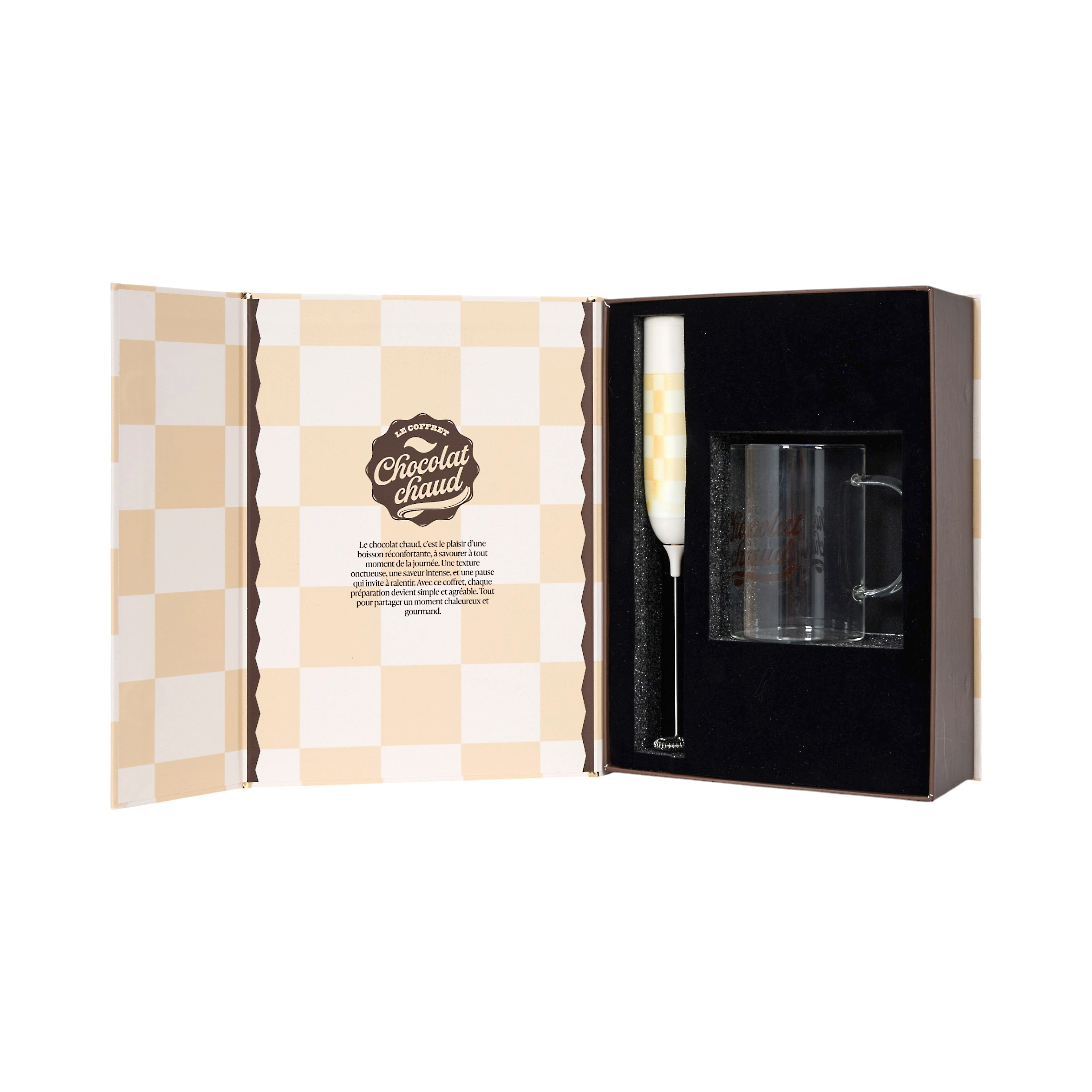 COFFRET LIVRE CHOCOLAT CHAUD 2PCS