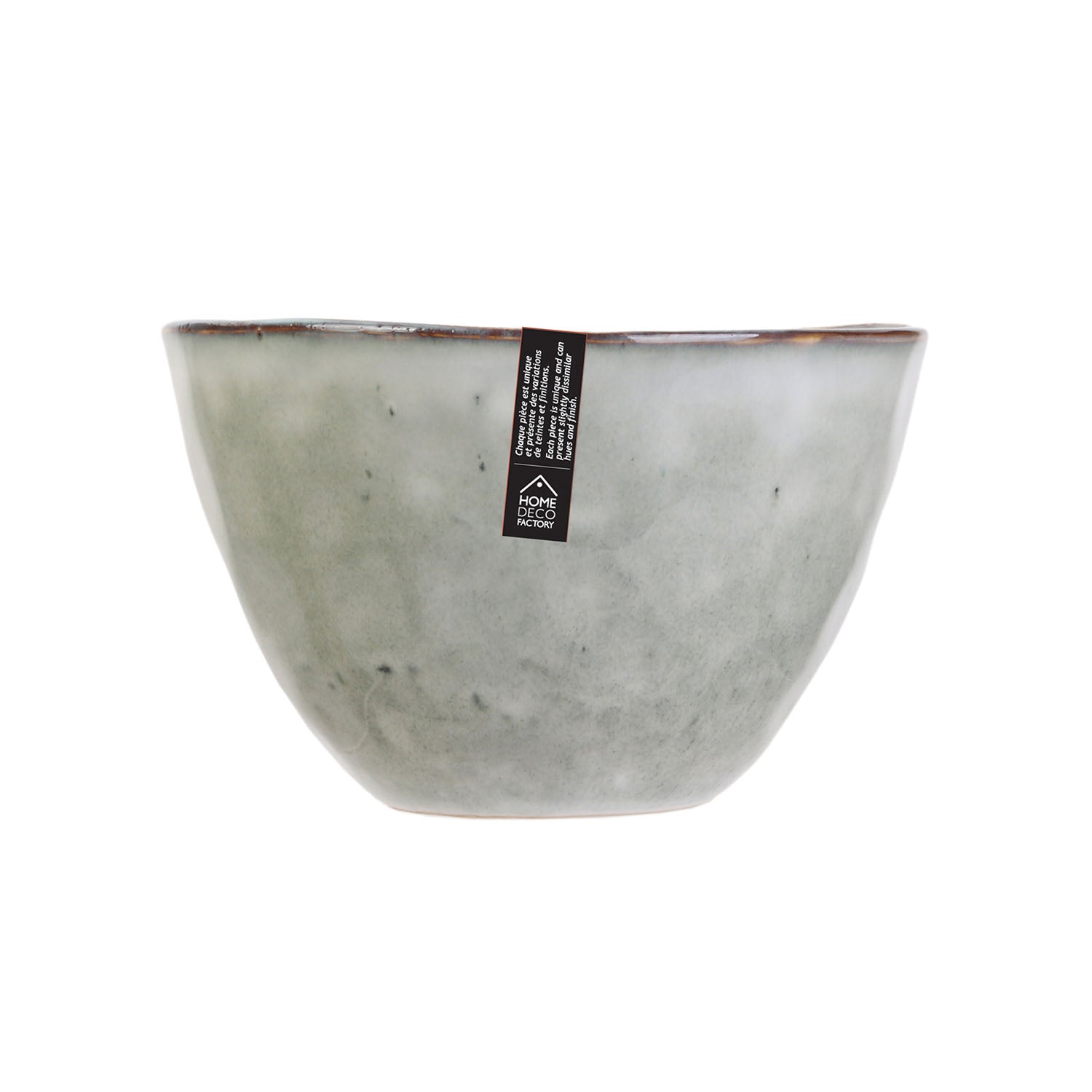 BOL 55CL D14.5CM H9CM AU GRES DU TEMPS GRIS - LOT DE 6