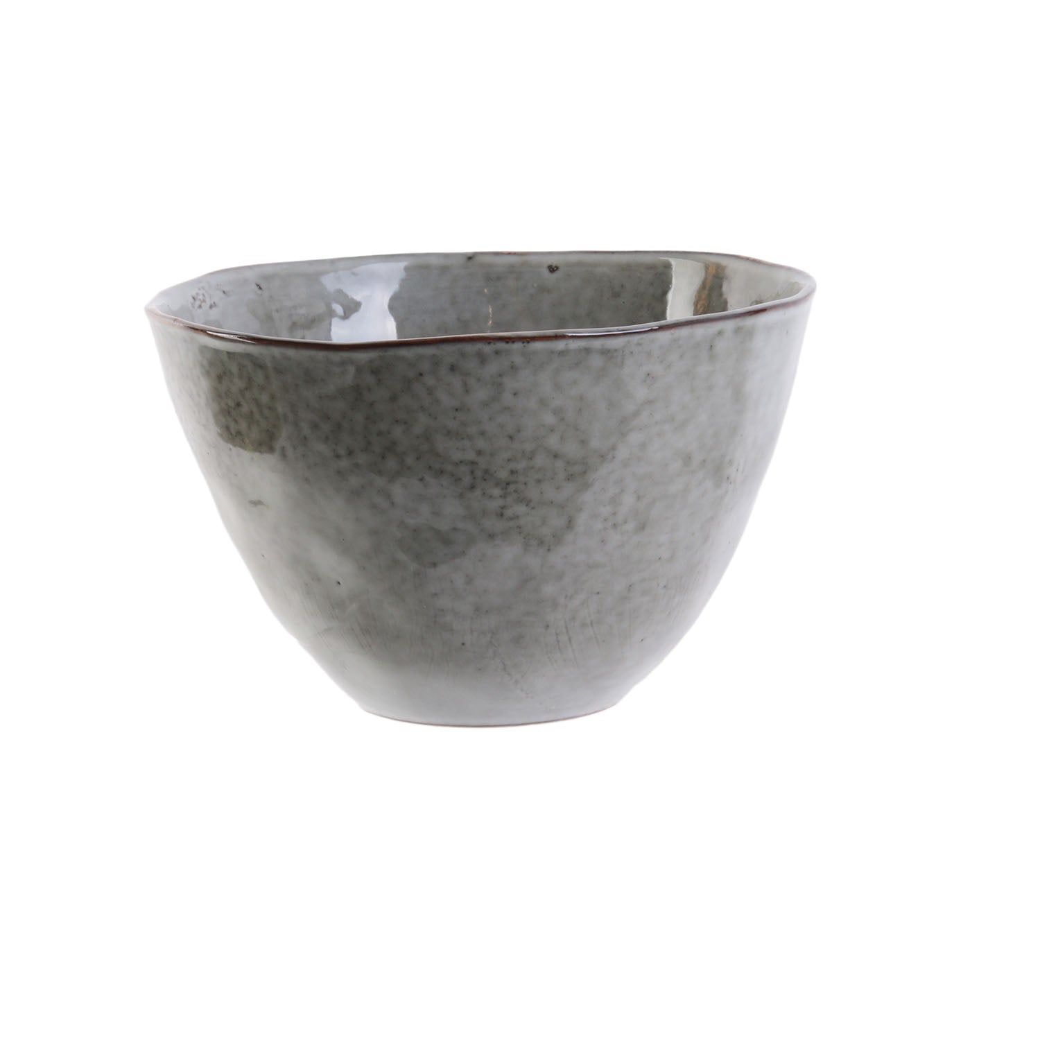 BOL 55CL D14.5CM H9CM AU GRES DU TEMPS GRIS - LOT DE 6