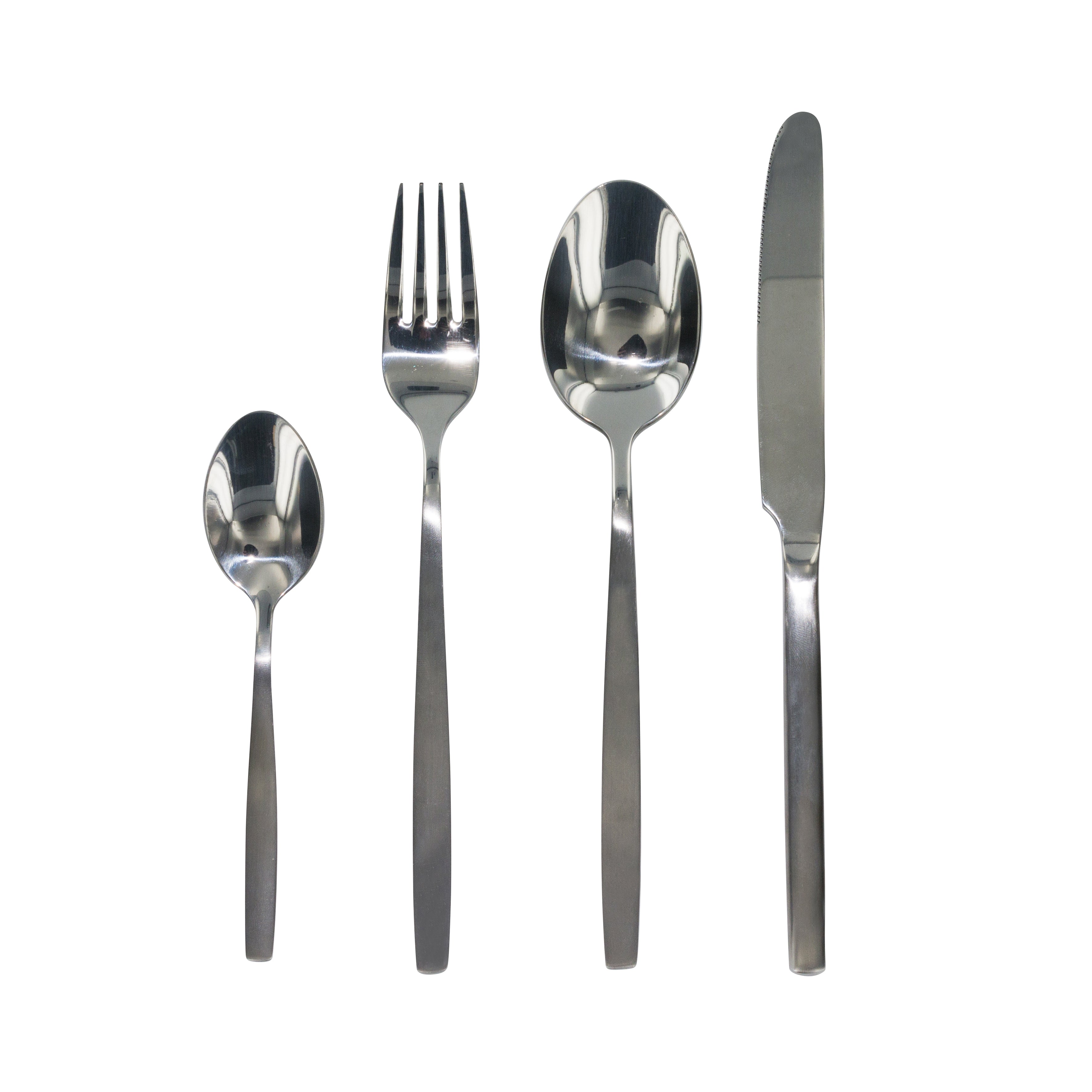 MENAGERE 16 PIECES MAT SHINY INOX JULIA