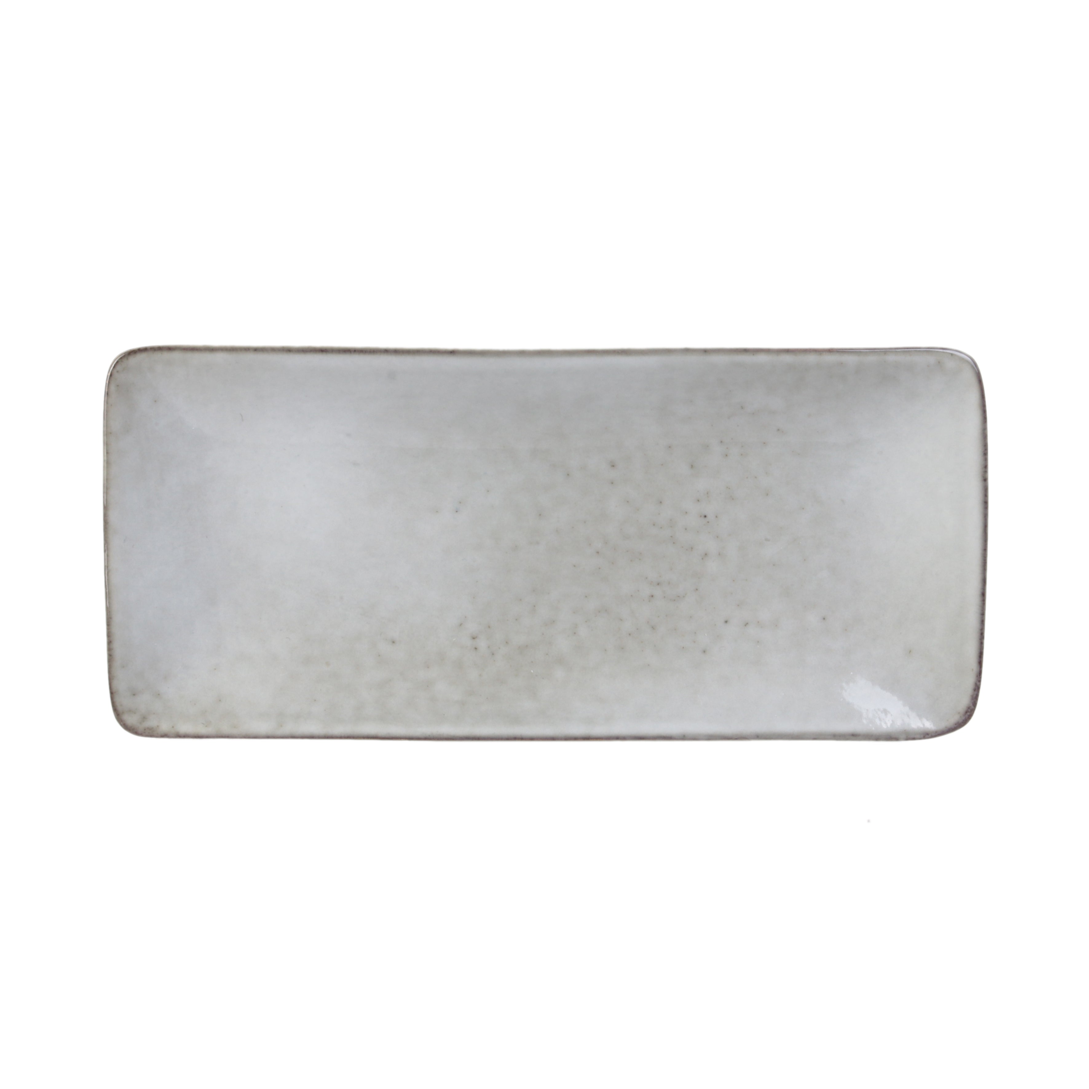 COUPELLE RECTANGLE GRES DU TEMPS 10X22CM GRIS