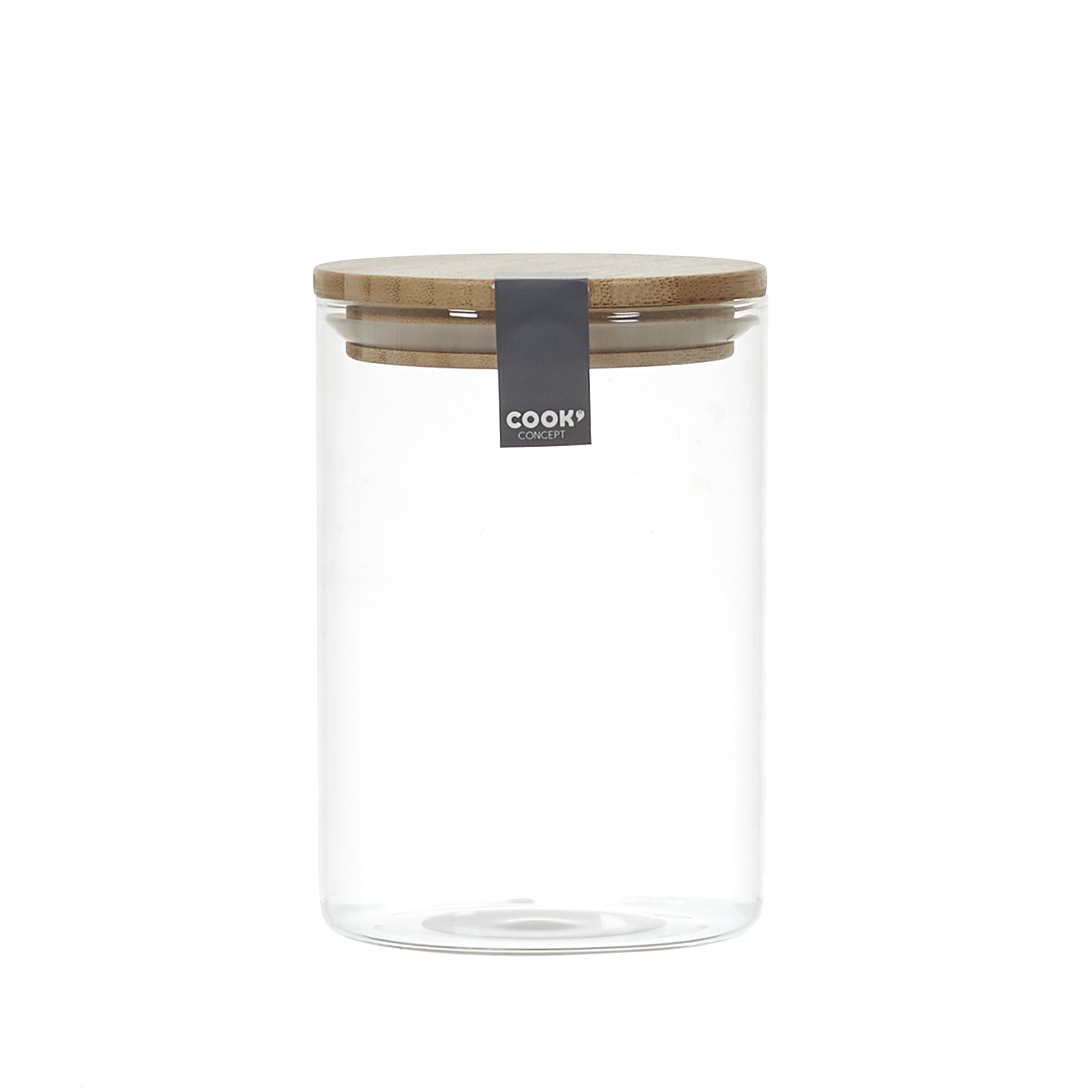 BOCAL EN VERRE ET BAMBOU 1L