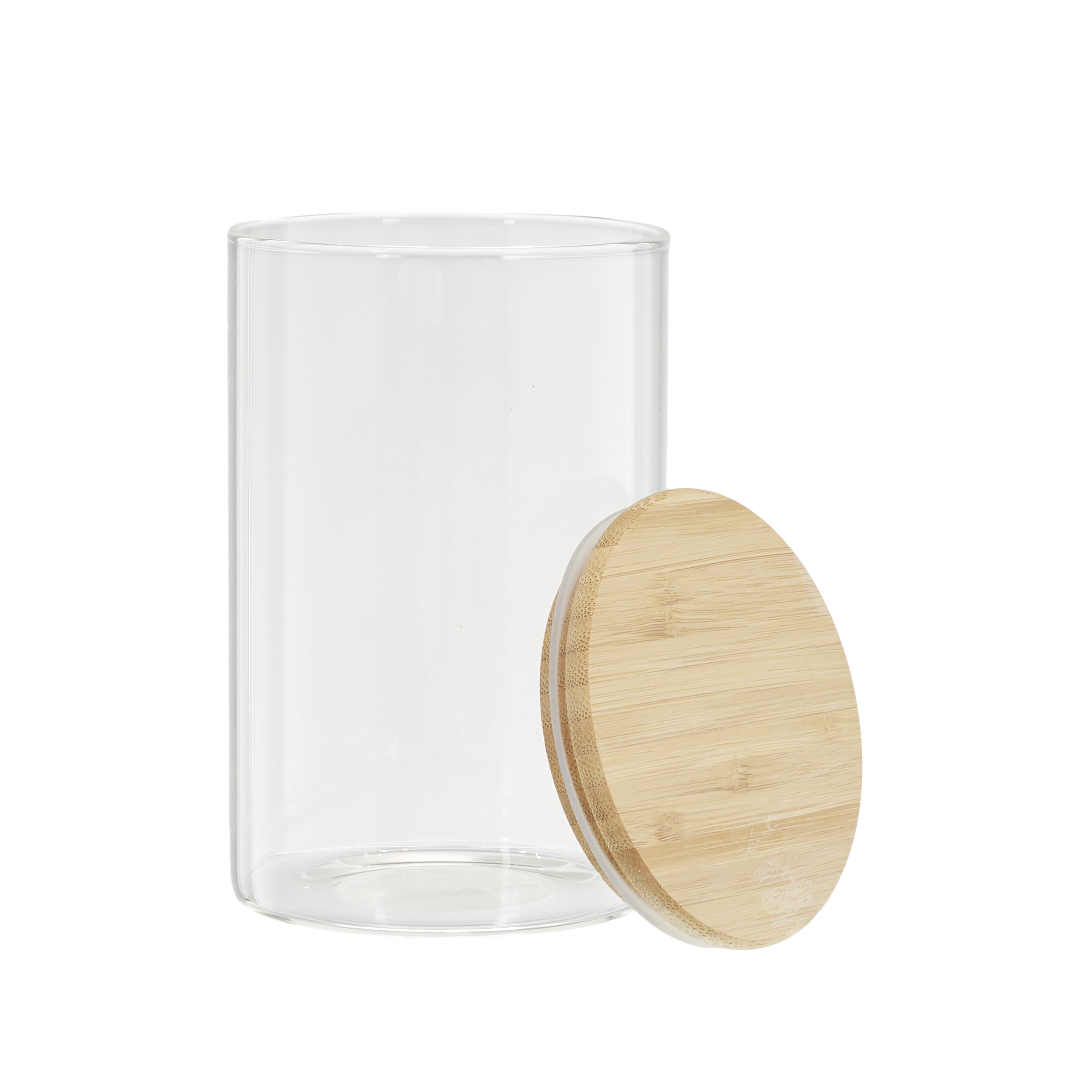 BOCAL EN VERRE ET BAMBOU 1L