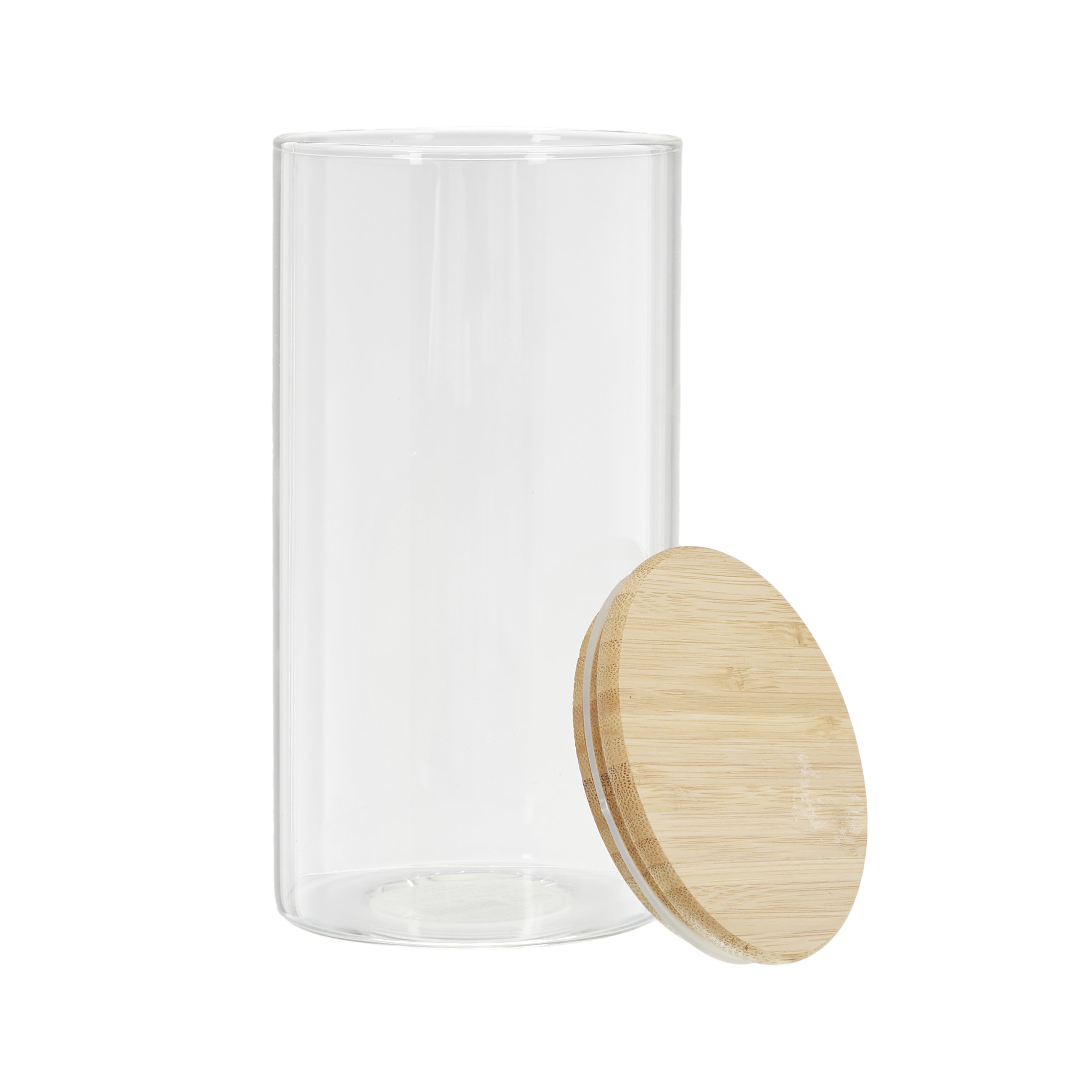 BOCAL EN VERRE ET BAMBOU 1.2L