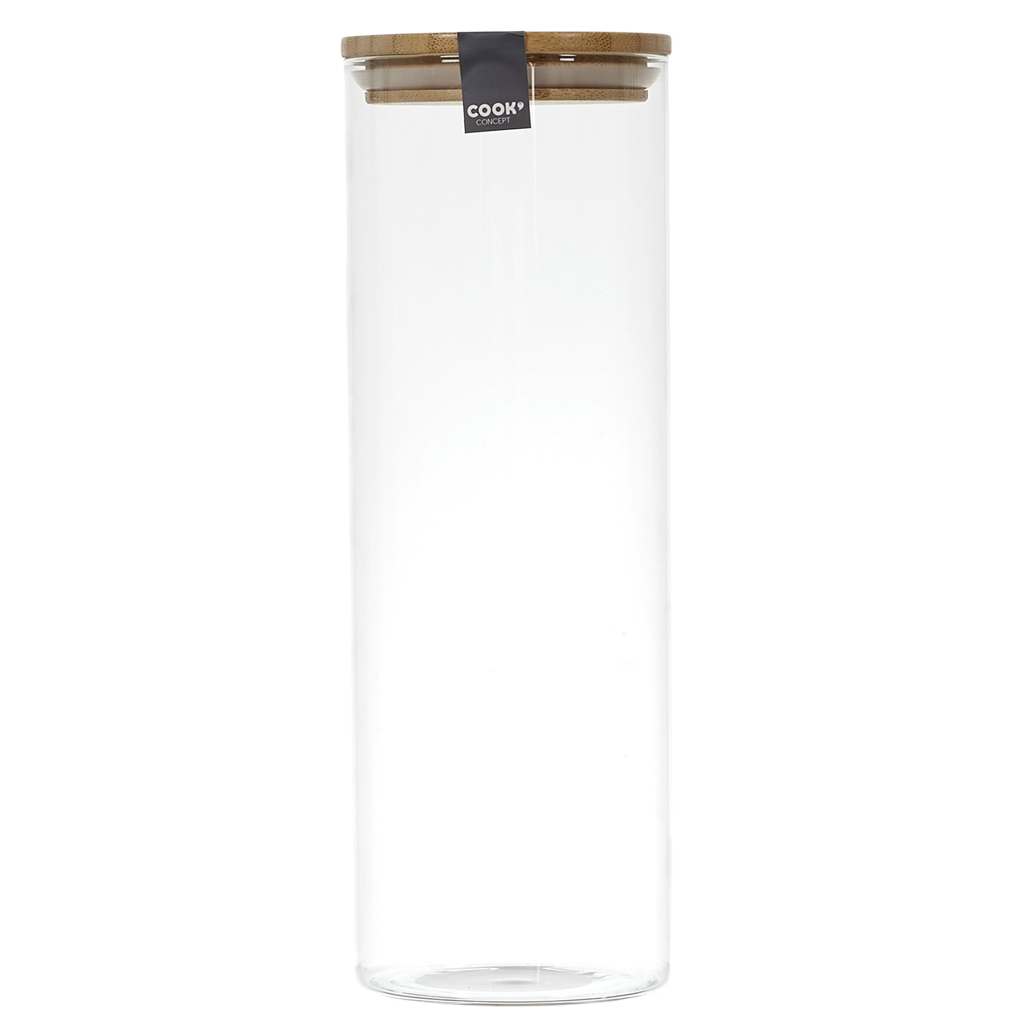 BOCAL EN VERRE ET BAMBOU 2L