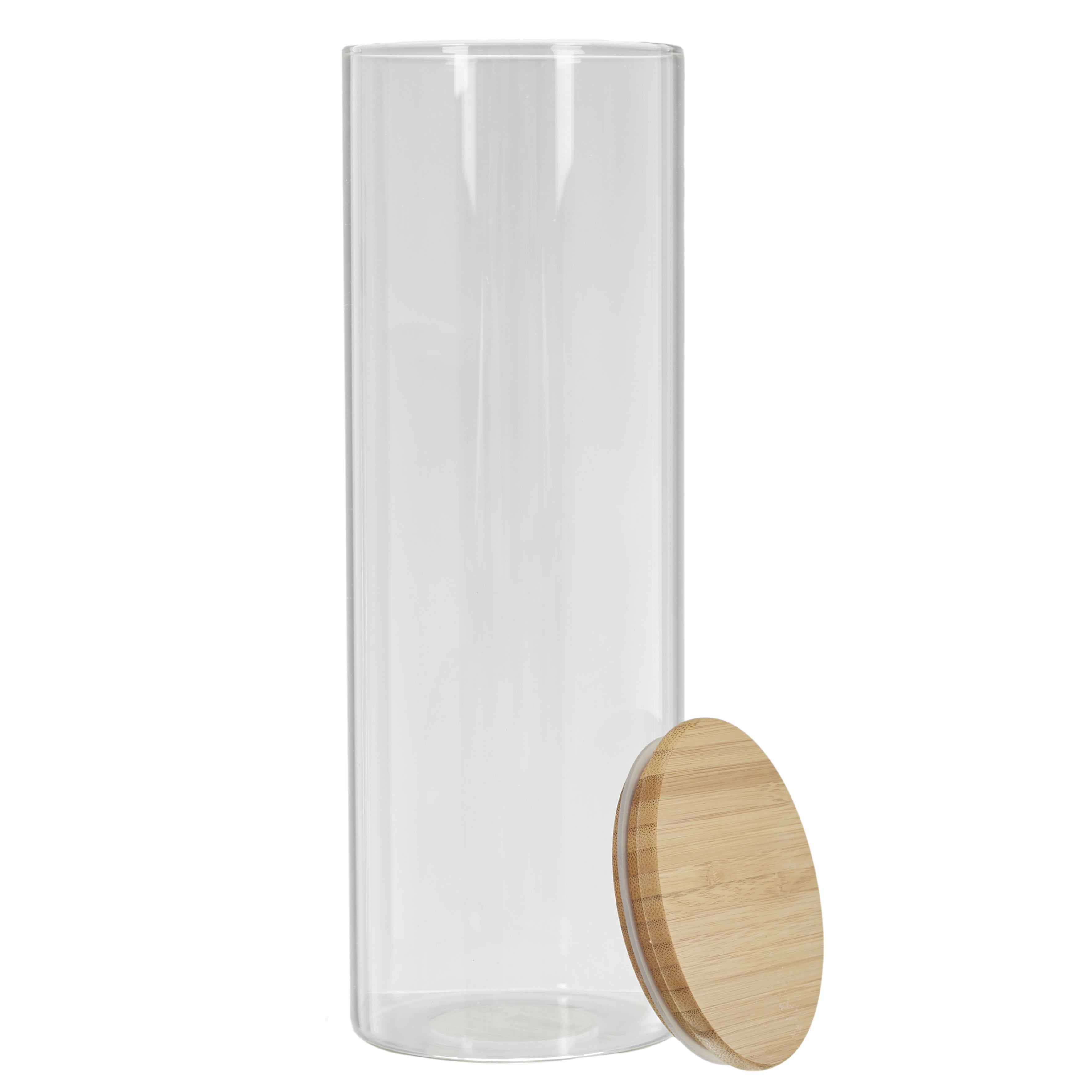 BOCAL EN VERRE ET BAMBOU 2L