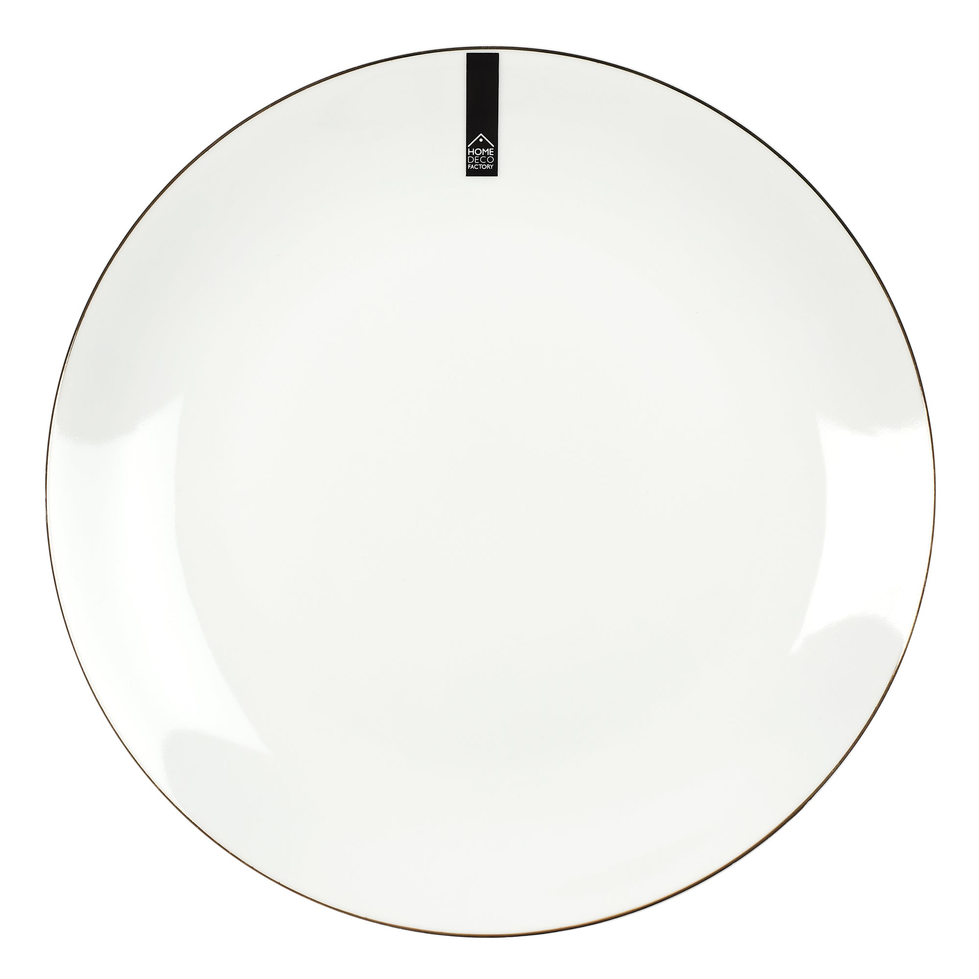 ASSIETTE LISERE DORE 26CM - LOT DE 4