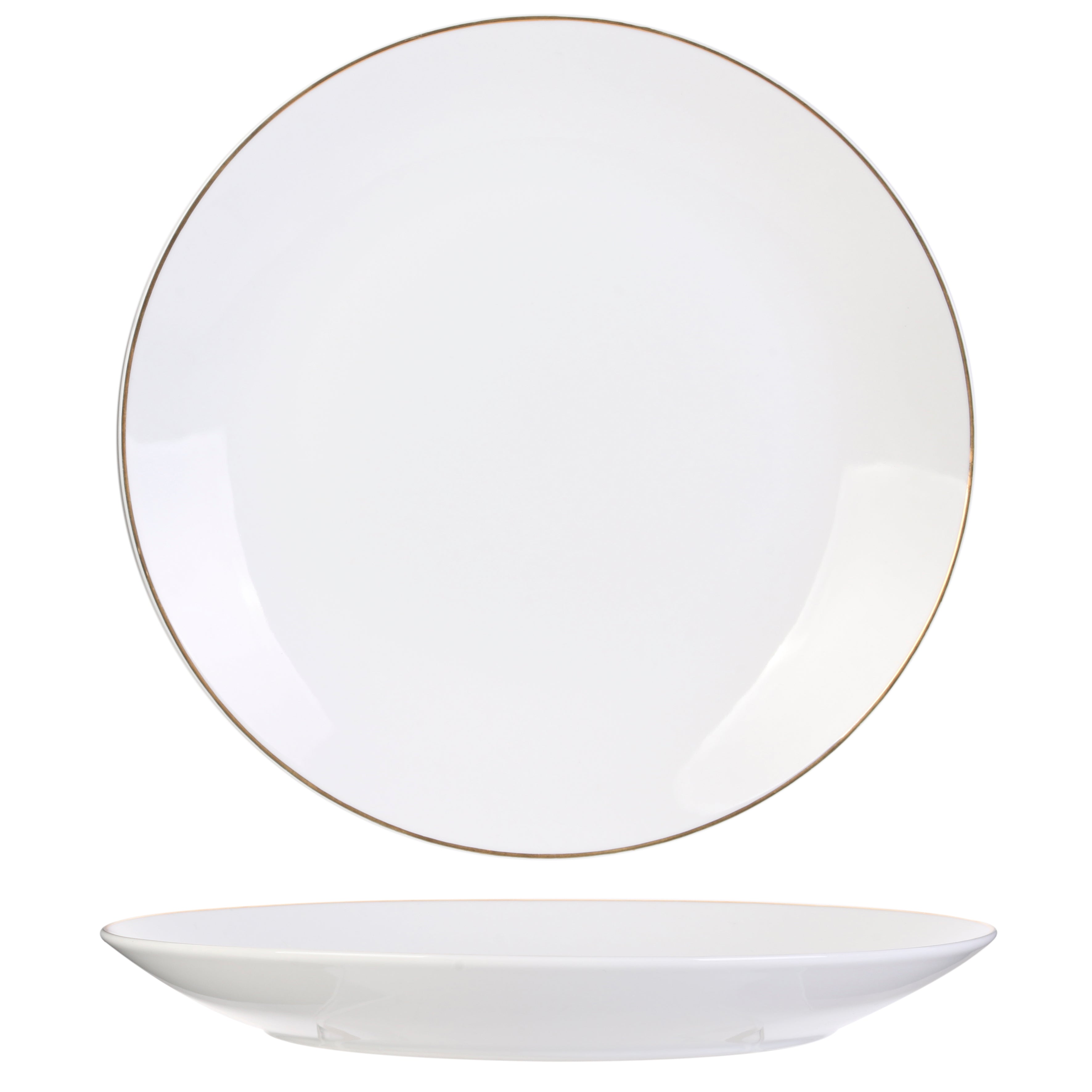 ASSIETTE LISERE DORE 26CM - LOT DE 4