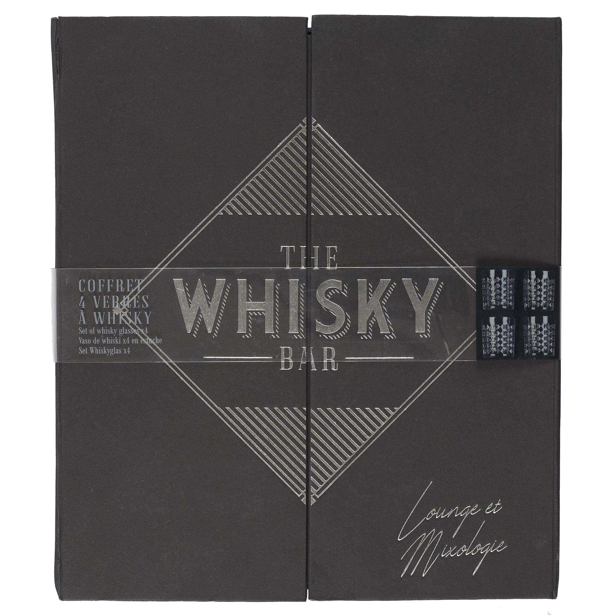 VERRE A WHISKY X4 EN COFFRET