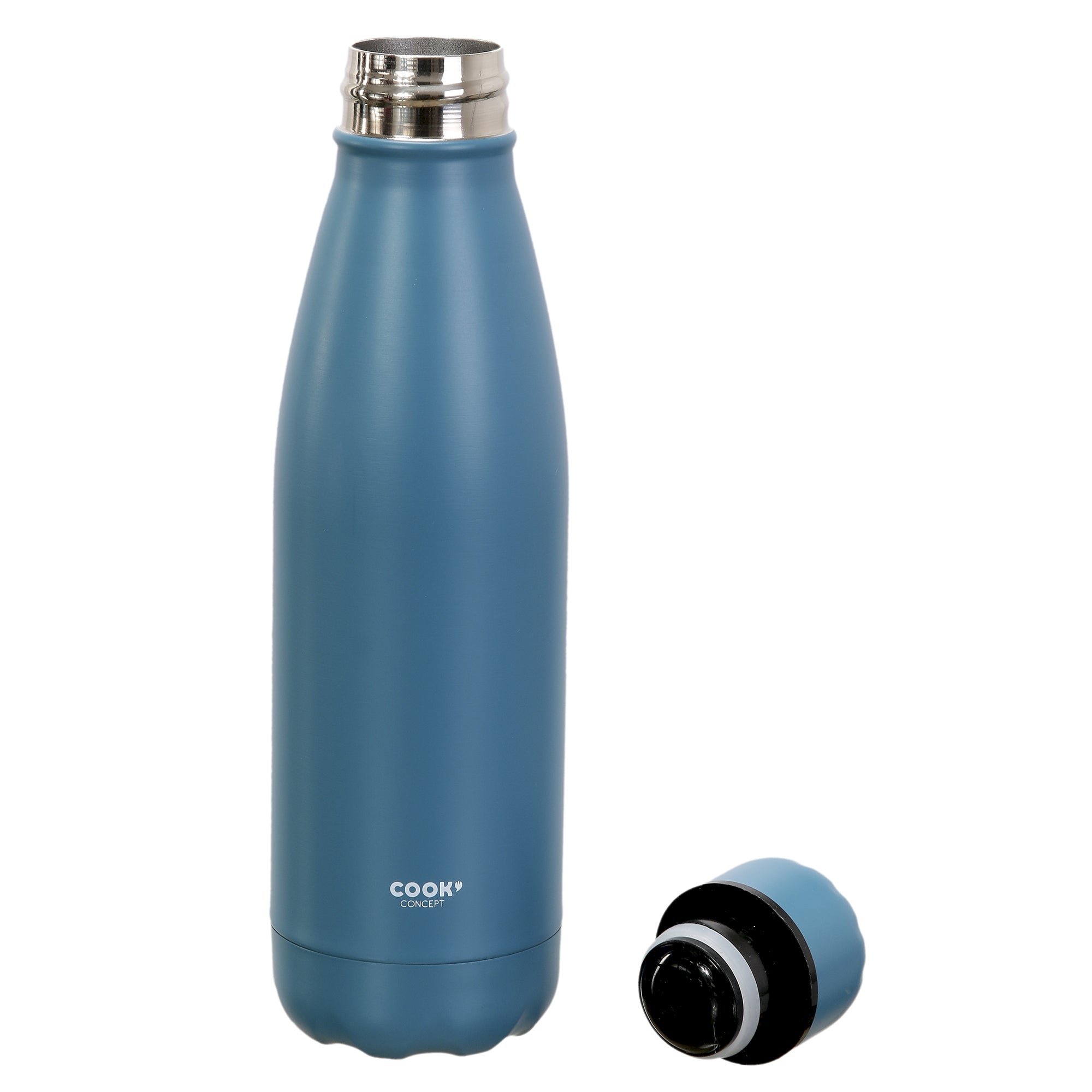 BOUTEILLE DE TRANSPORT ISOTHERME BLEUE 50CL